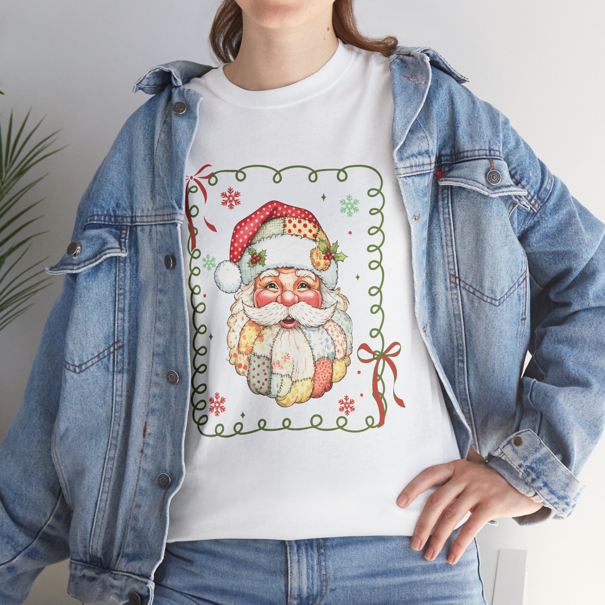Santa Vintage Unisex Cotton Tee
