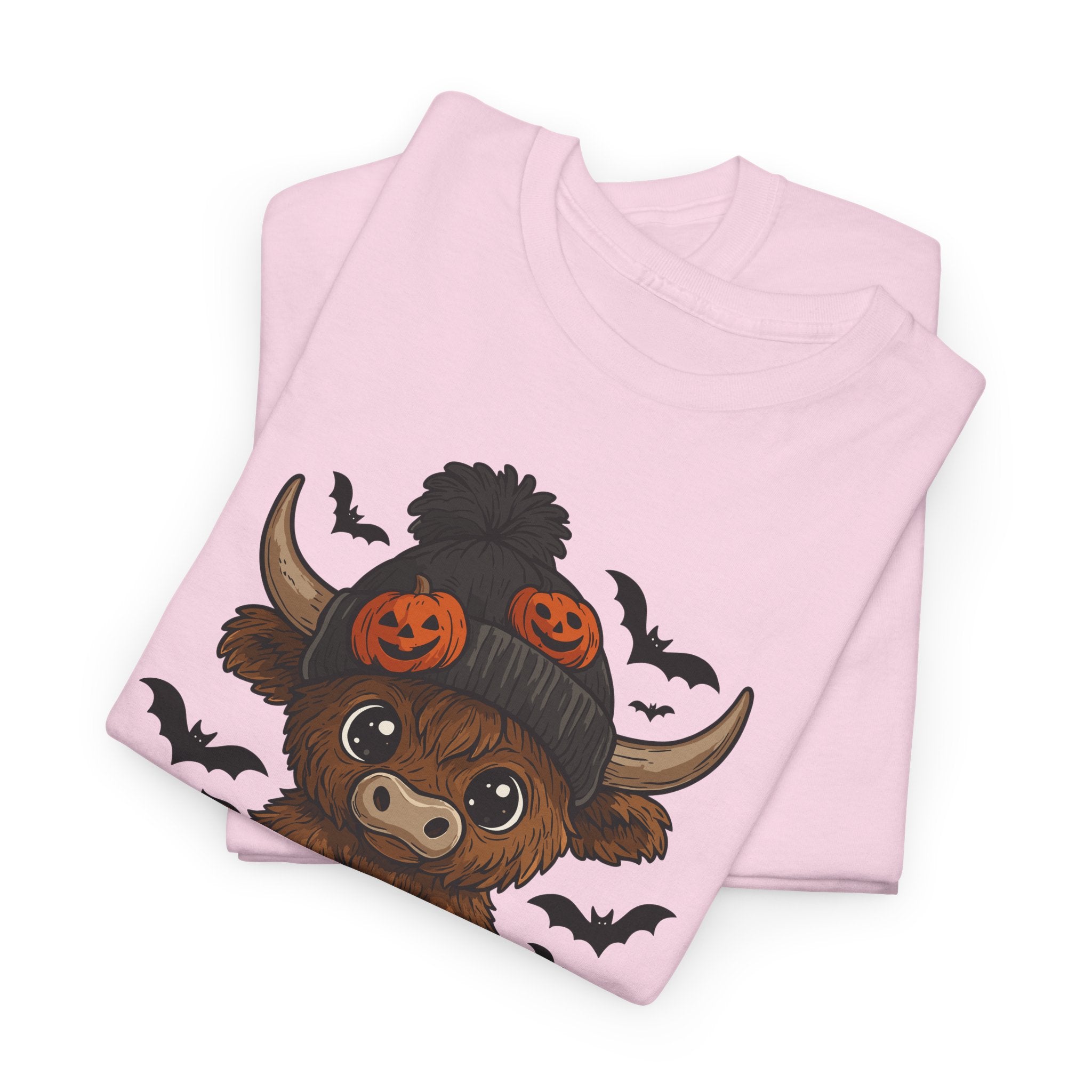 Halloween Cow Unisex Cotton Tshirt