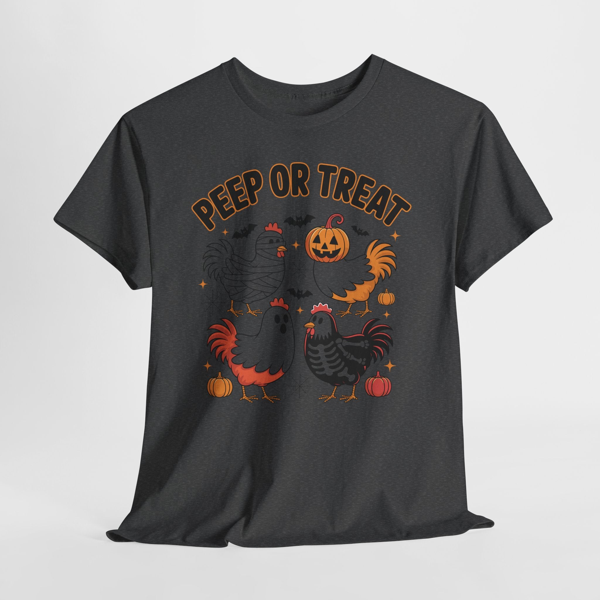 Peep or Treat Halloween Unisex Cotton Tee