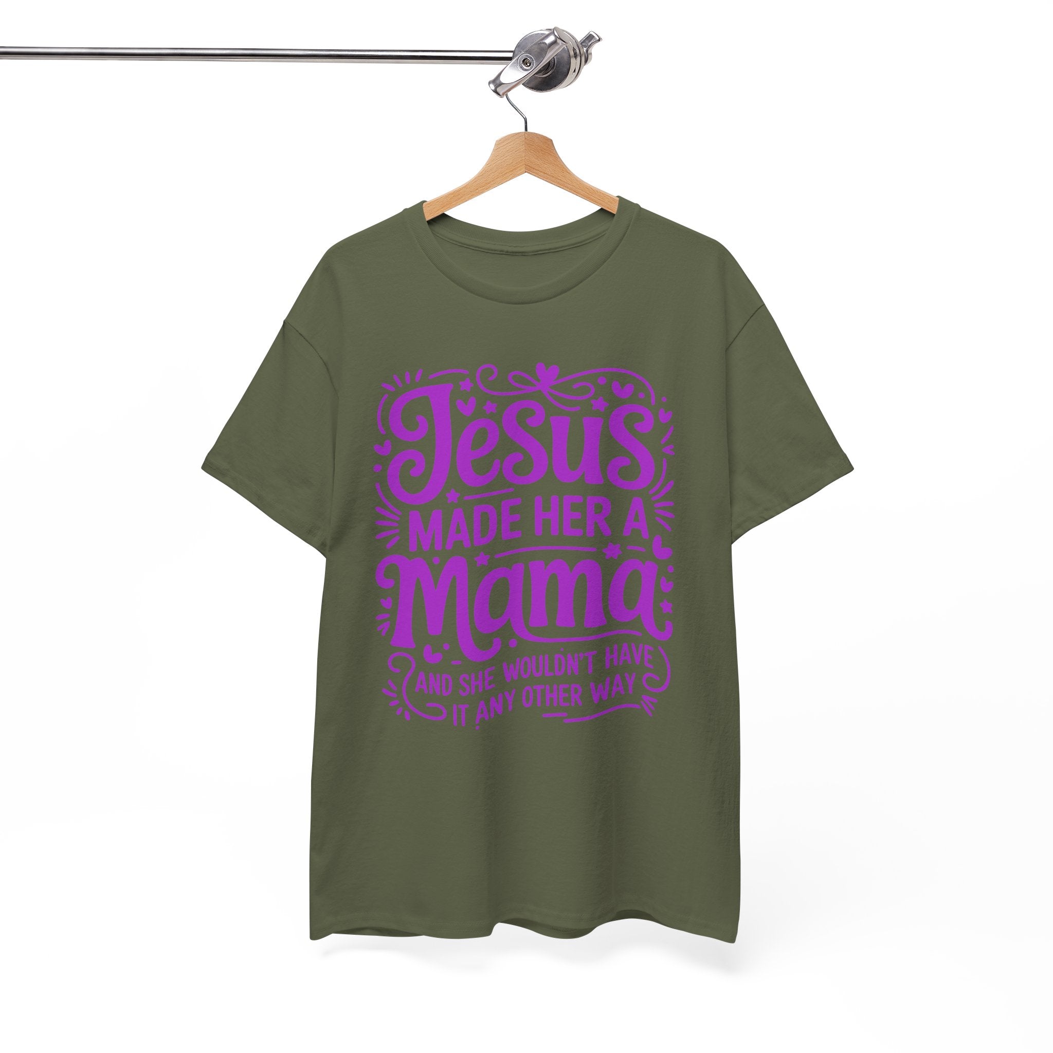 Jesus Made Her a Mama — Christian MamaUnisex Cotton T-Shirt
