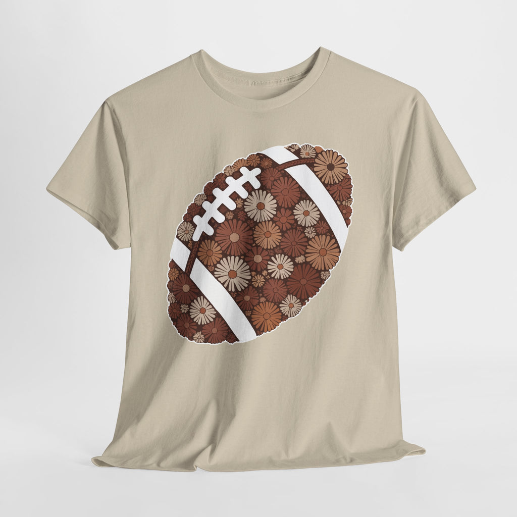 Game Day Touch Down Football Tee — Helmets, Flags & Cheer Icons Unisex Cotton Tee