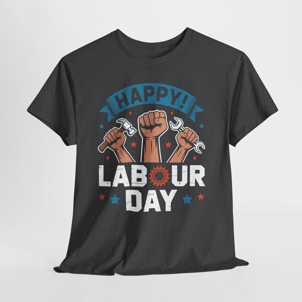 Happy US Labour Day Unisex Heavy Cotton T-Shirt