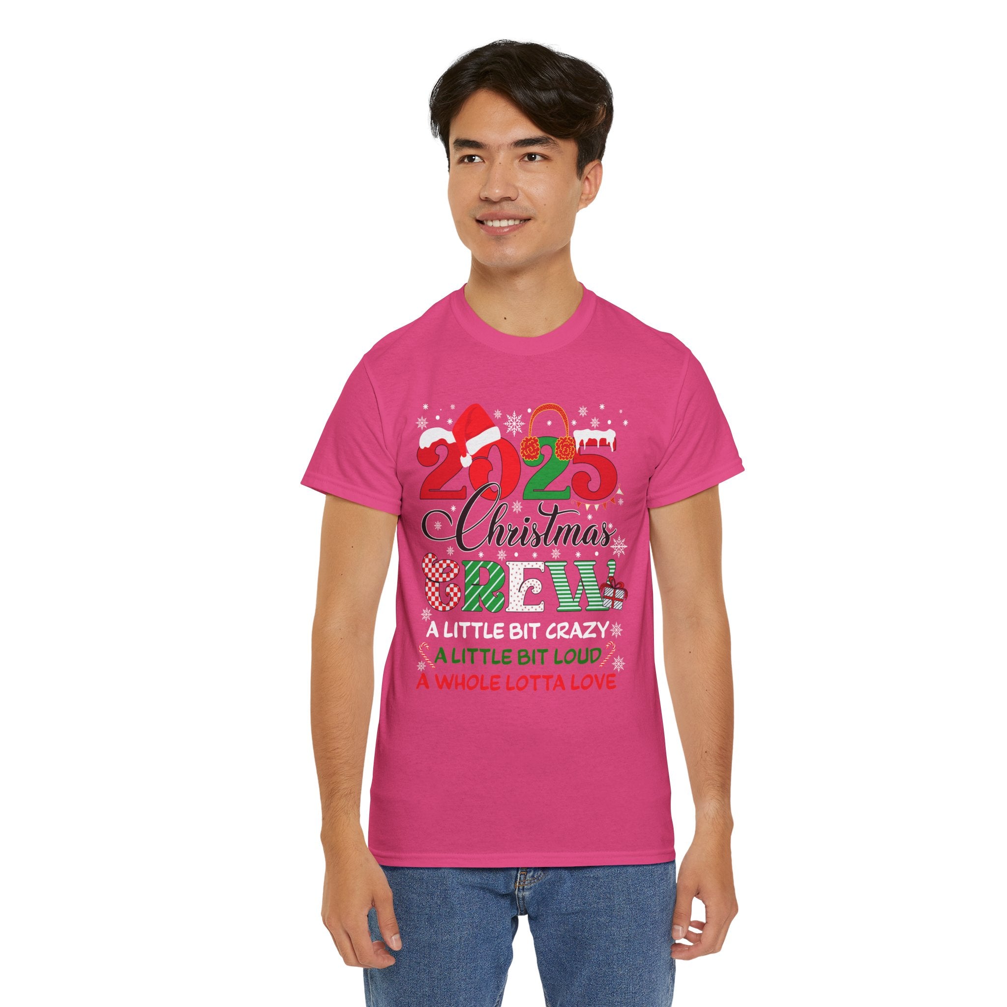 Christmas Crew 2025 Unisex Cotton Tee