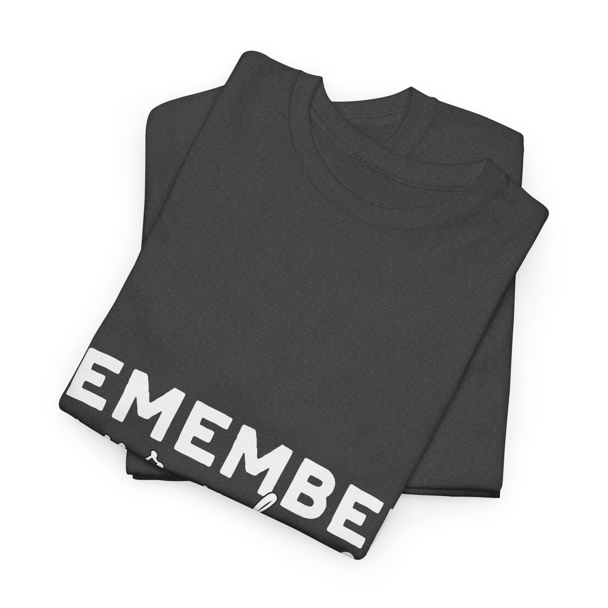 Remember Your Why Tee — Minimalist Heart Motivational Unisex Cotton Tshirt