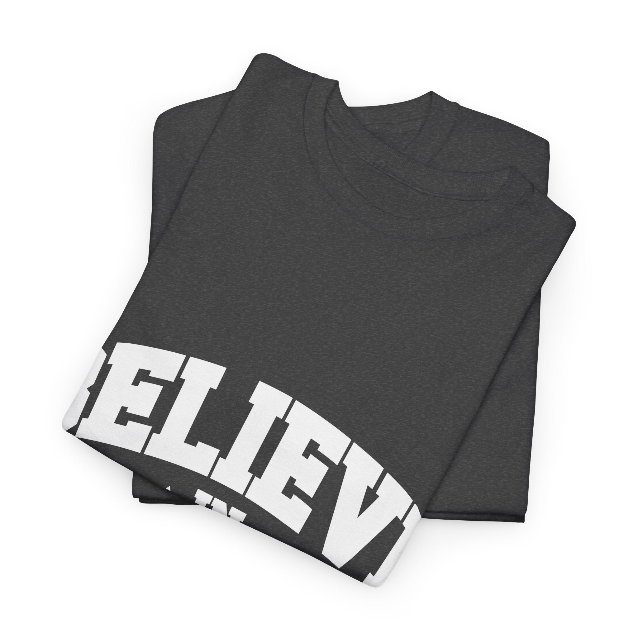Believe in Yourself Varsity Unisex Cotton Tee