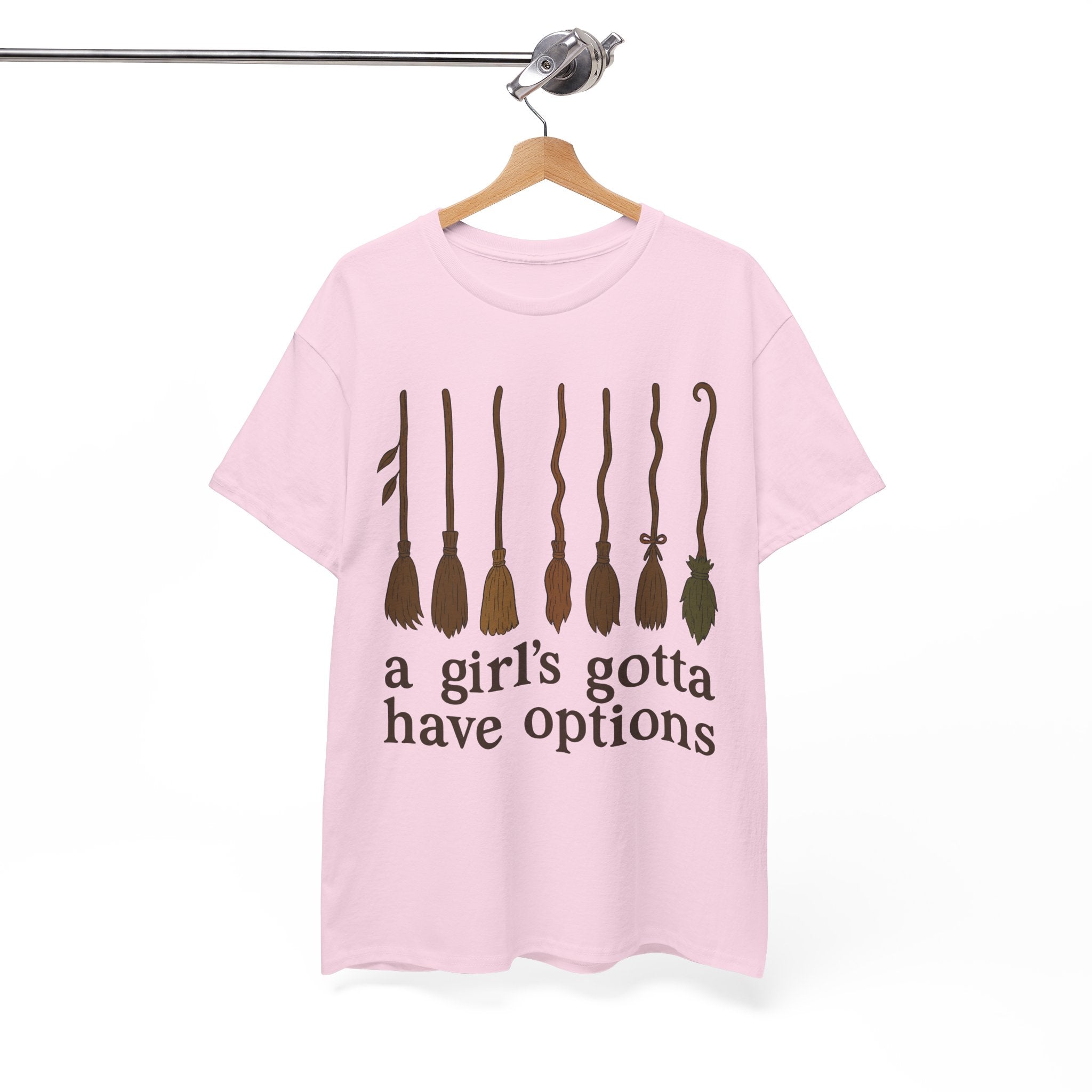 Witch Brooms Options Unisex Cotton Tee