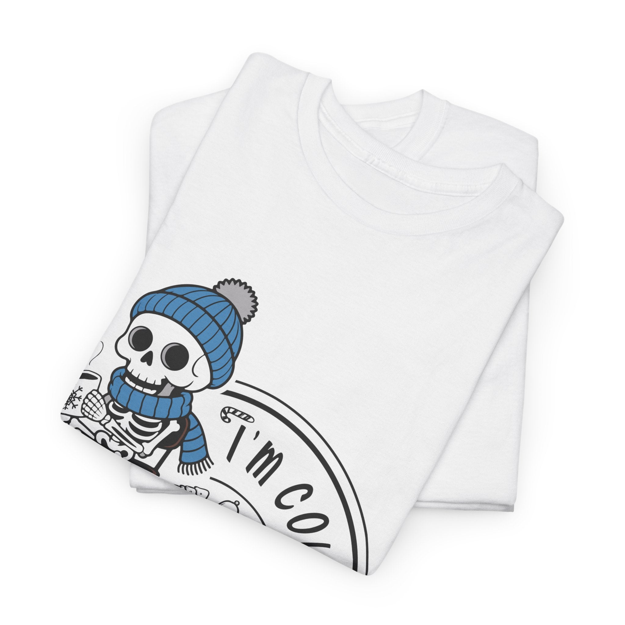 Cozy Skeleton Unisex Cotton Tee