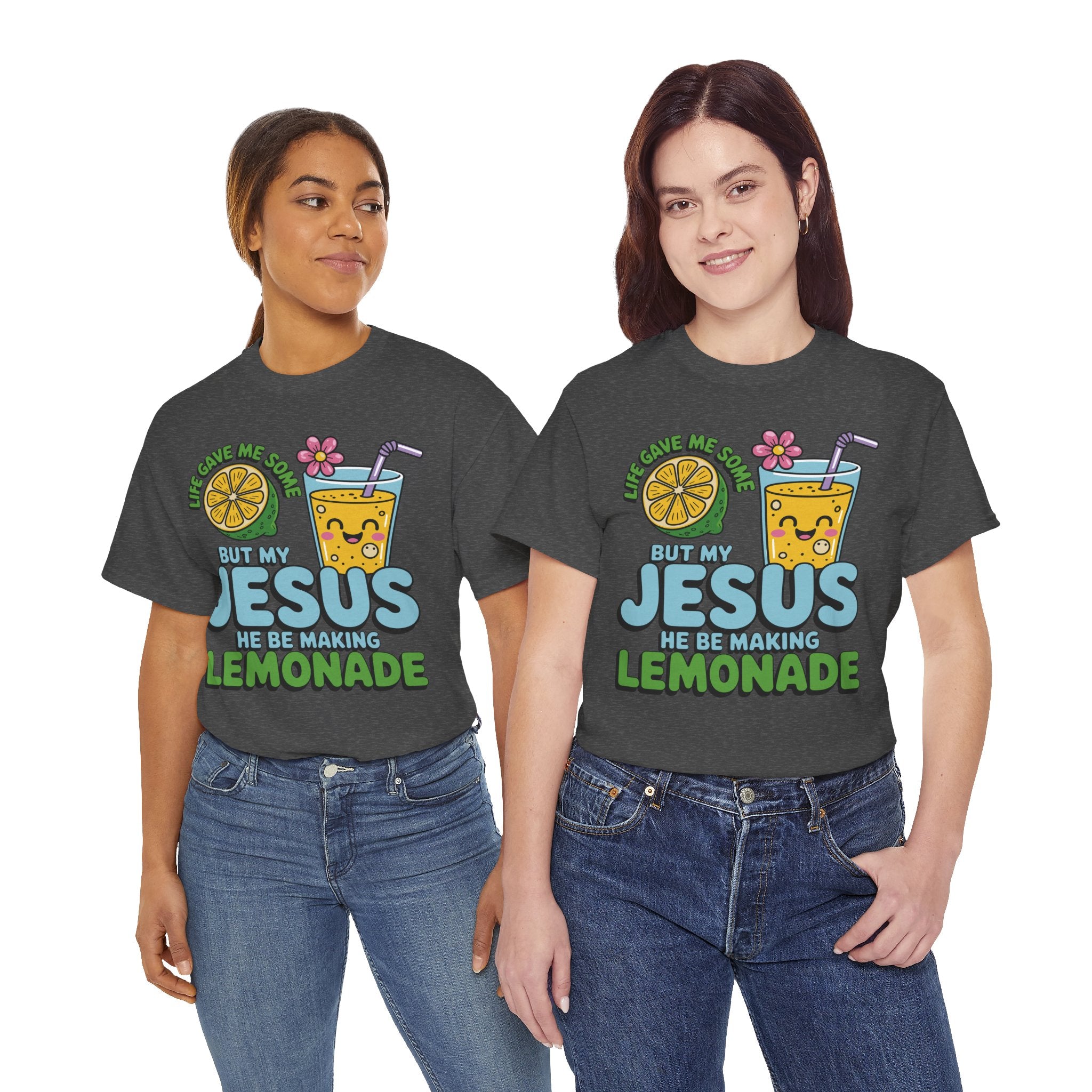 Christian Lemonade T‑Shirt — "Life Gave Me Some Lemons, My Jesus Makes Lemonade"Unisex Cotton Tee