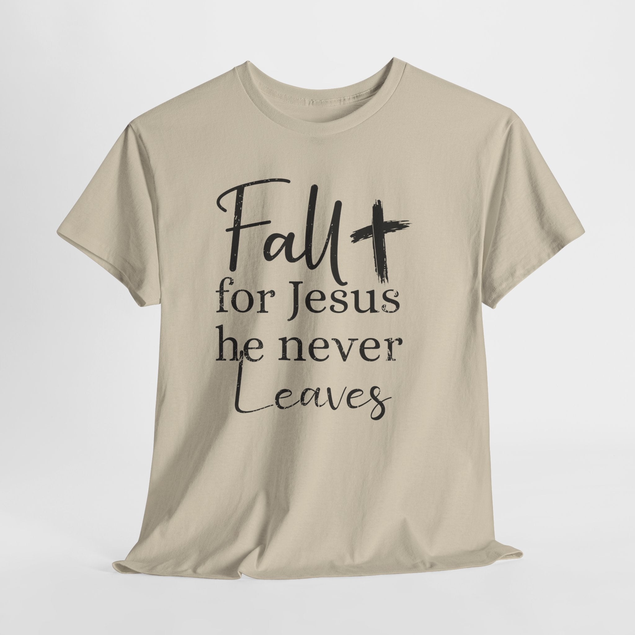 Fall for Jesus Pumpkin Church Unisex Cotton T-Shirt
