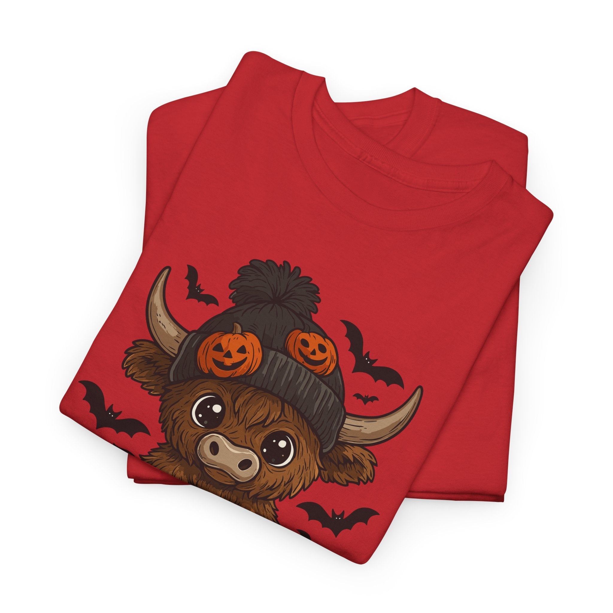 Halloween Cow Unisex Cotton Tshirt