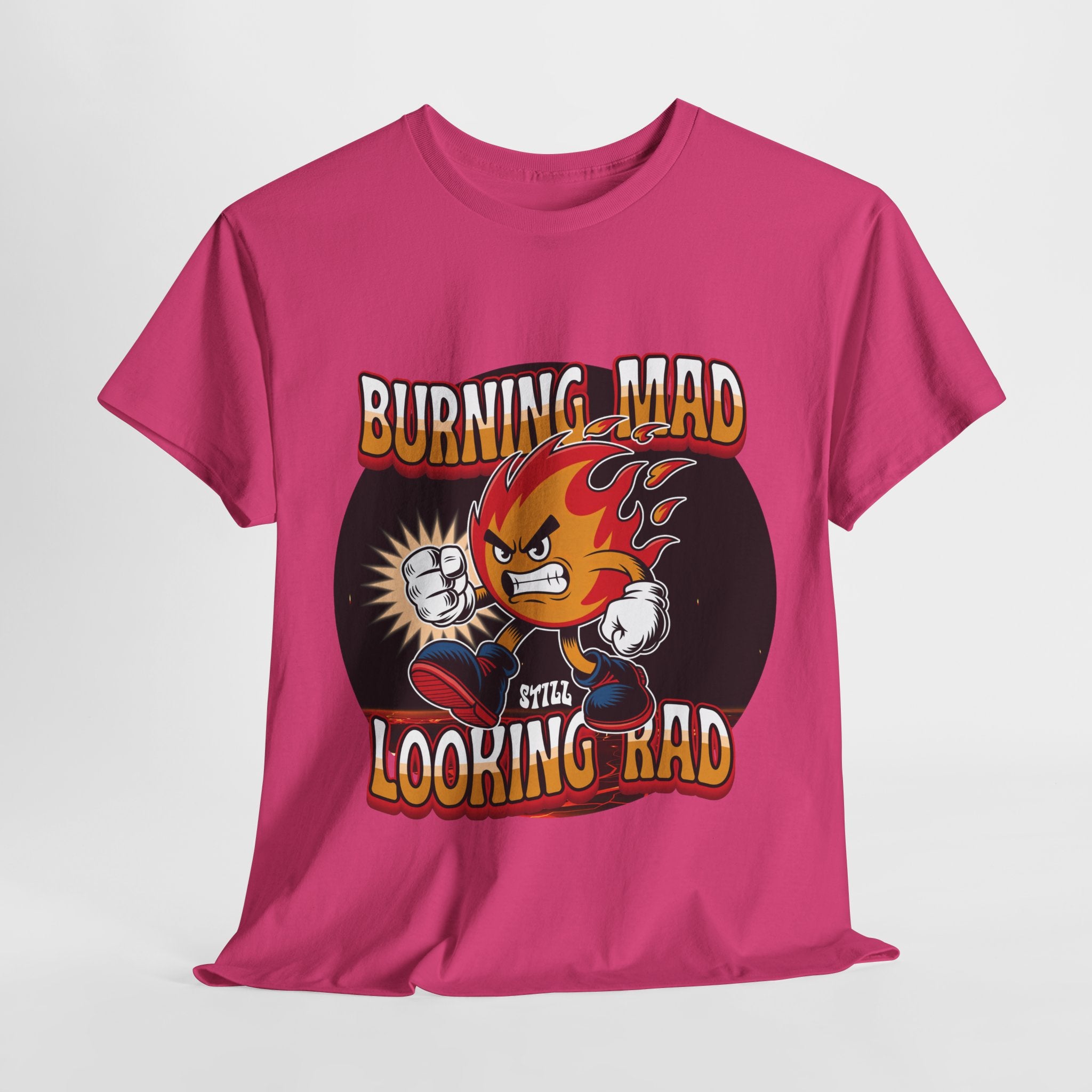 Burning Mad Looking Rad Unisex Tee
