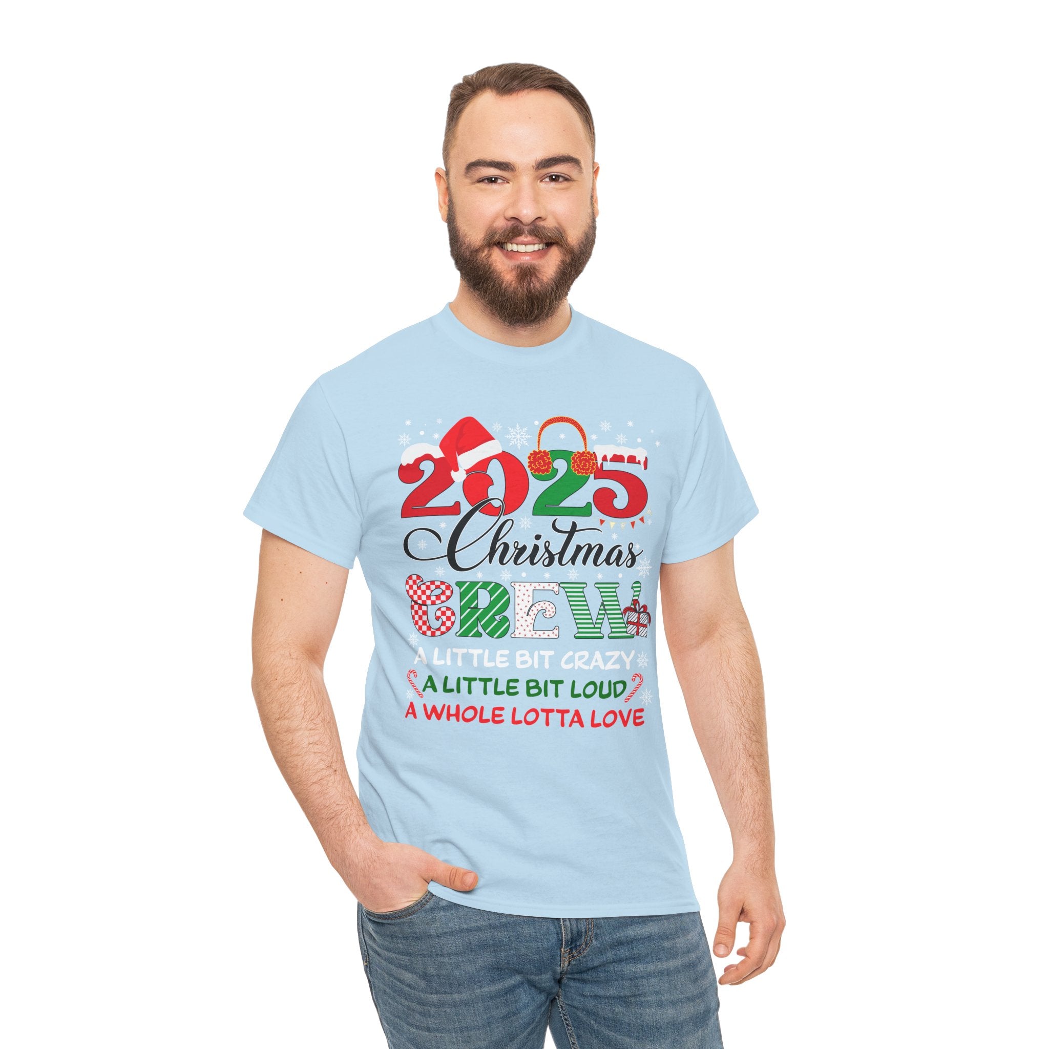 Christmas Crew 2025 Unisex Cotton Tee