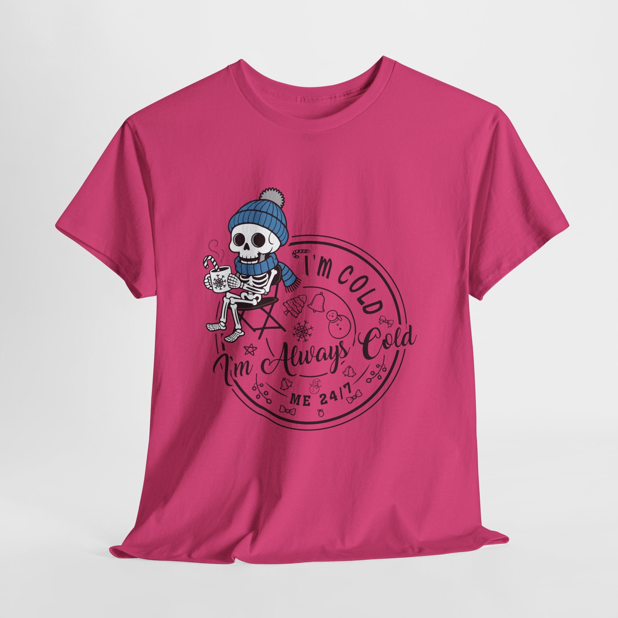 Cozy Skeleton Unisex Cotton Tee