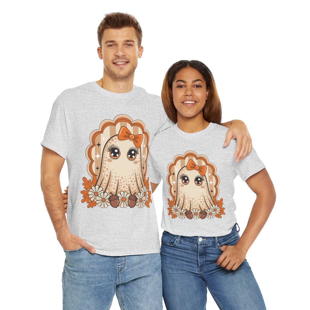 Ghost and Daisies Unisex Cotten Tee