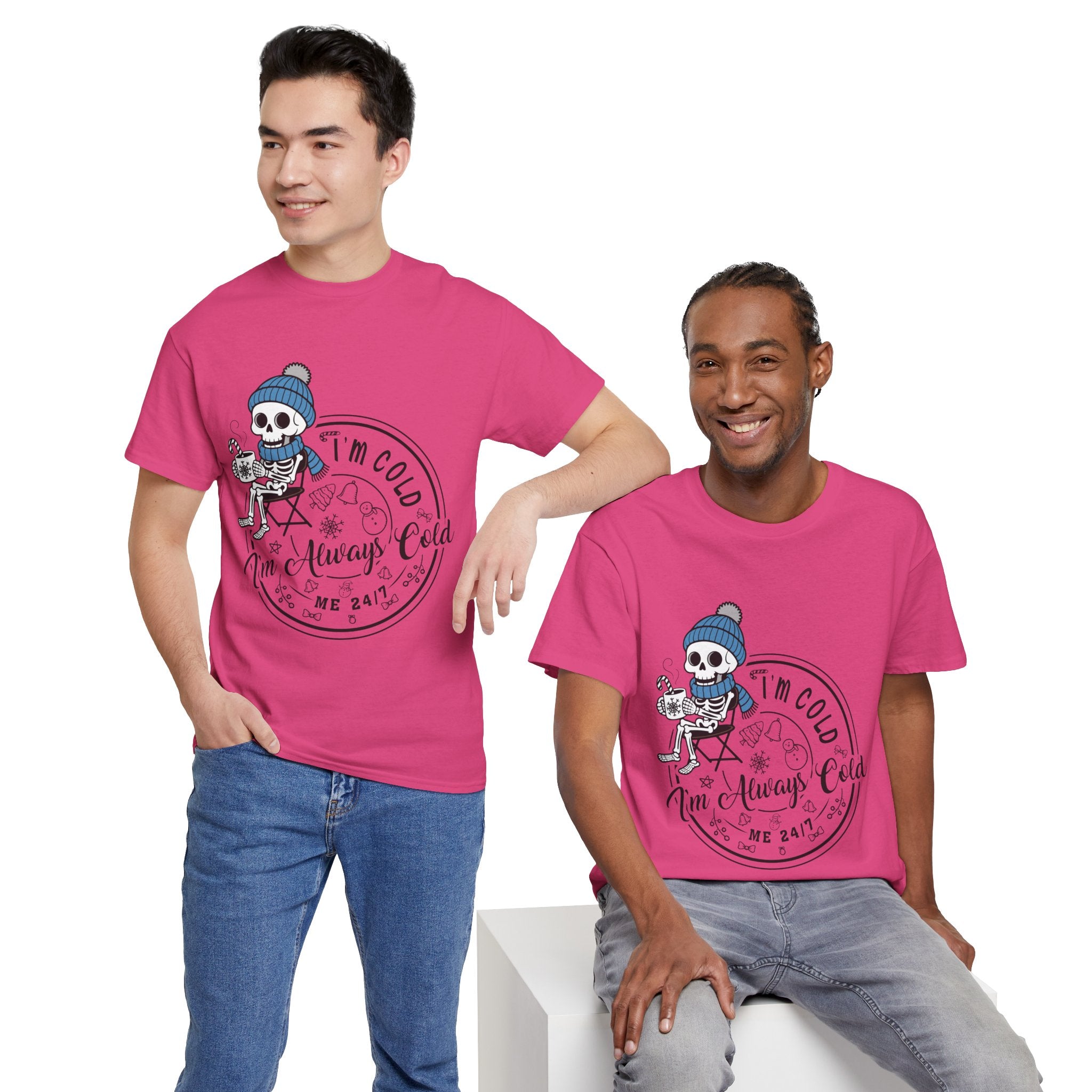 Cozy Skeleton Unisex Cotton Tee