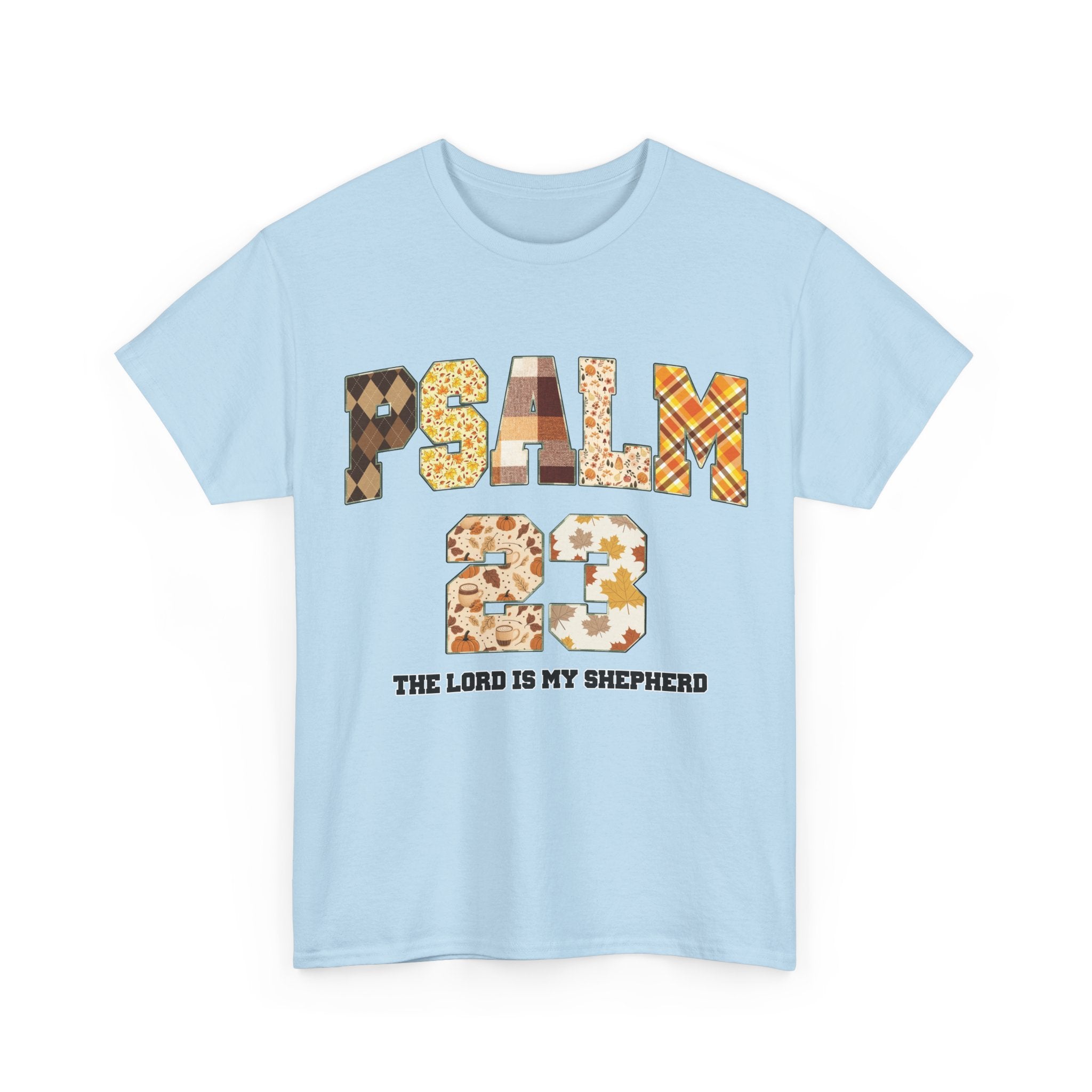 Psalm 23 Patchwork Unisex Cotton Tee