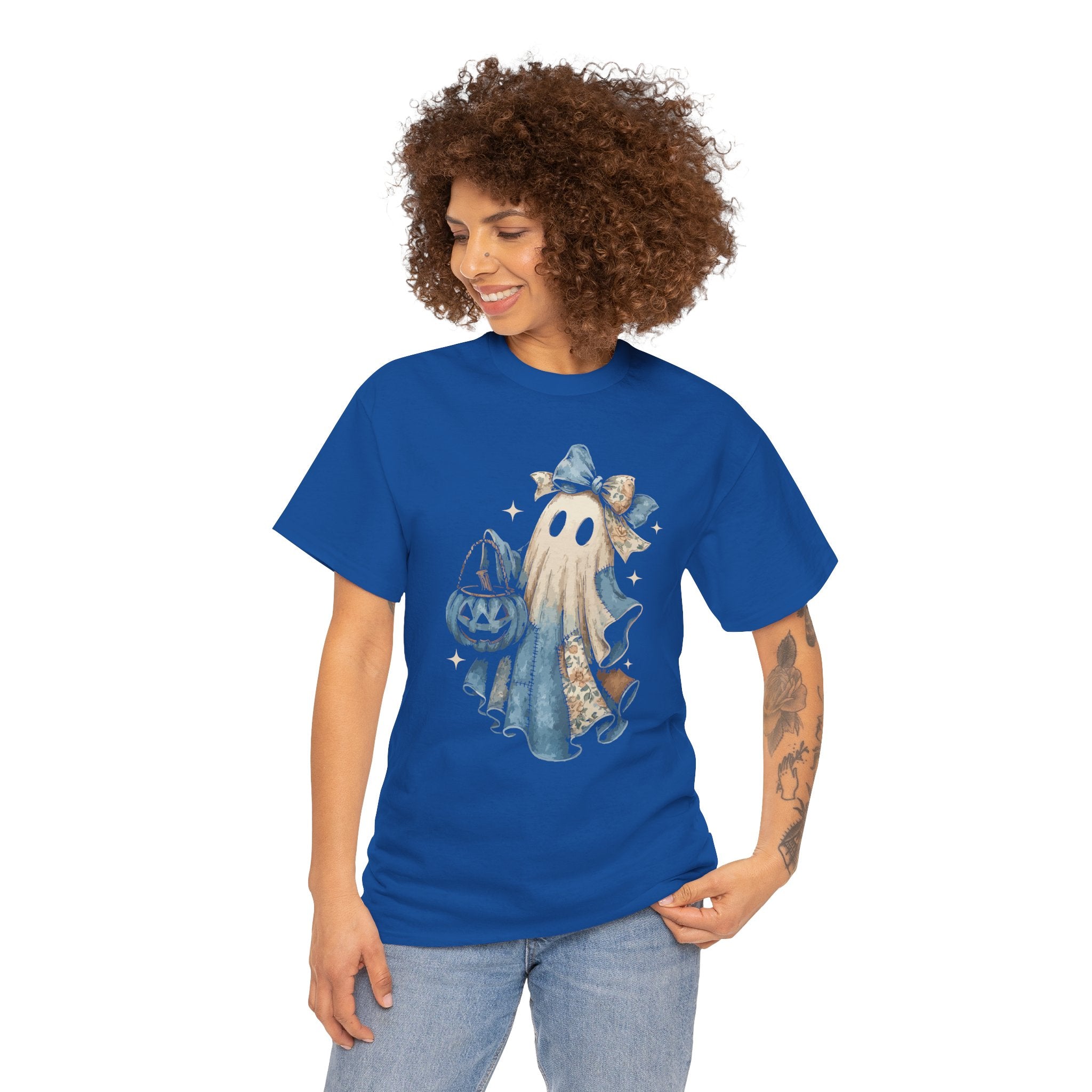 Ghost Halloween Unisex Cotton Tee