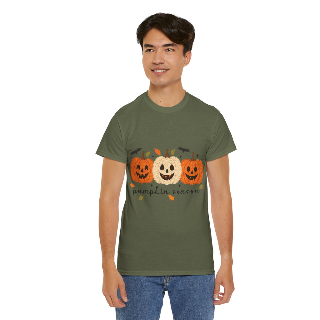 Pumpkin Season Unisex Cotton Tee