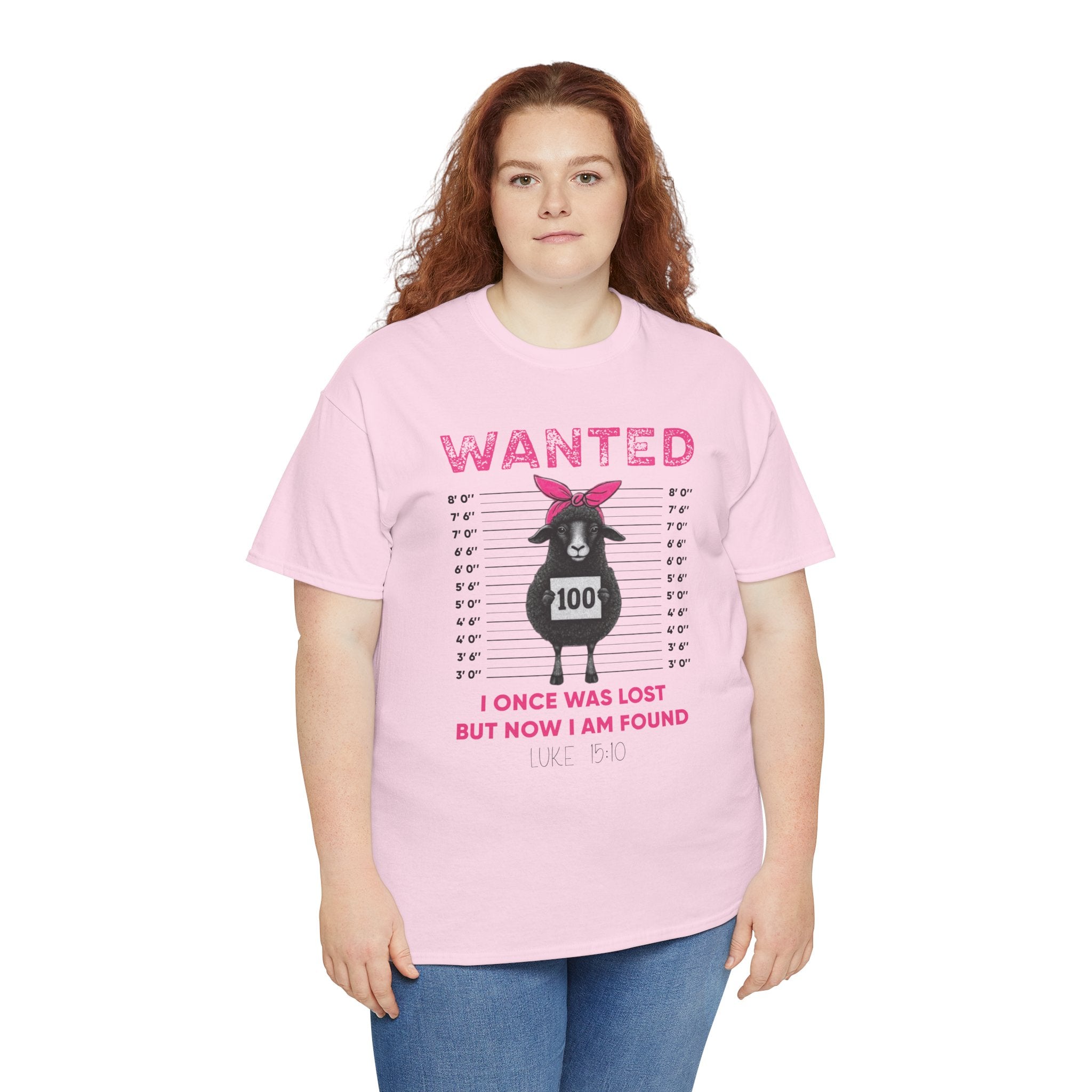 WANTED Black Sheep 'I Once Was Lost But Now I Am Found' Unisex Cotton T-Shirt