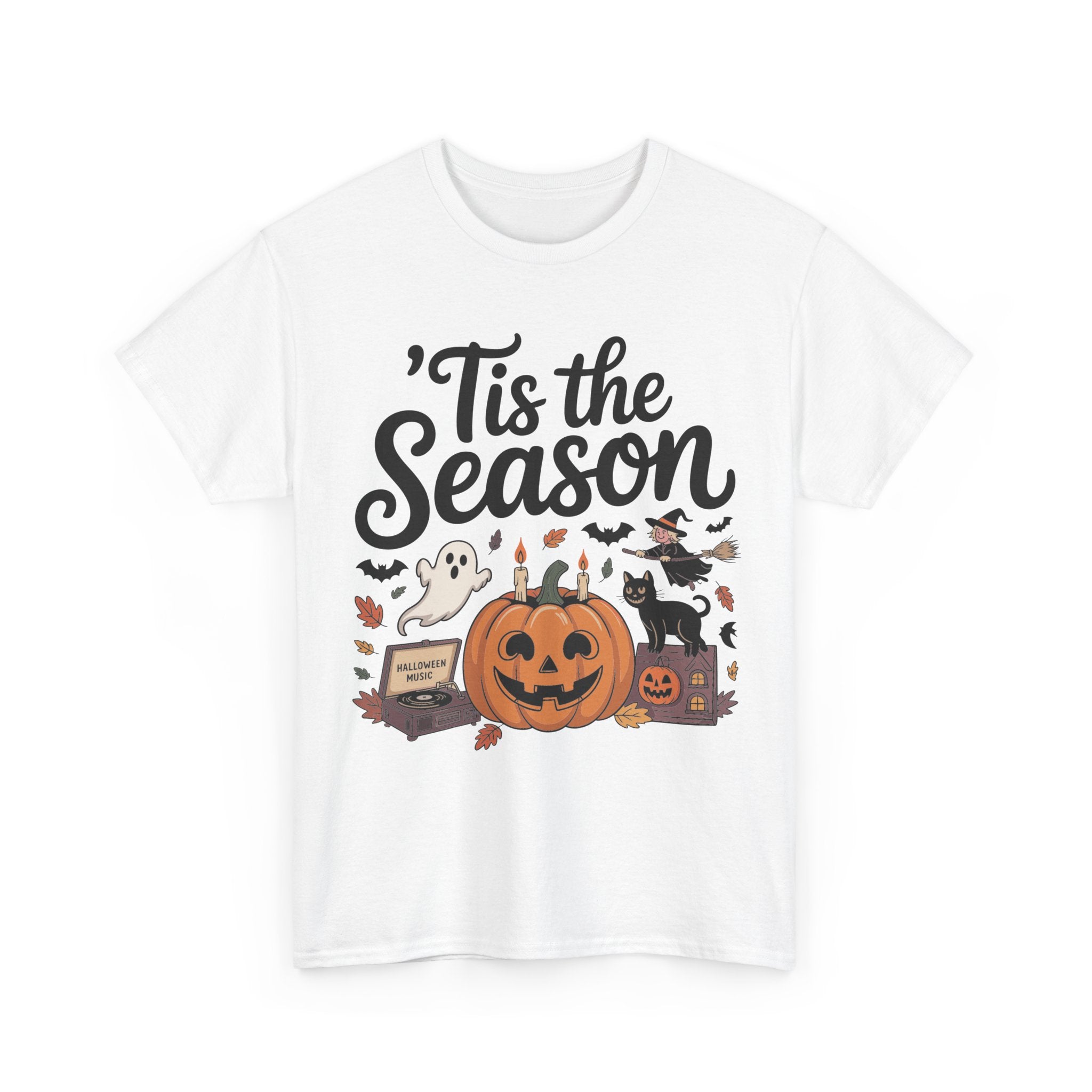 Holiday Season Unisex Cotton T-Shirt - Tis the Season Design