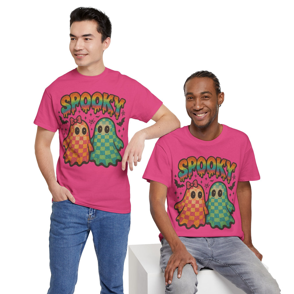 Spooky Pastel Ghosts Unisex Cotton Tee