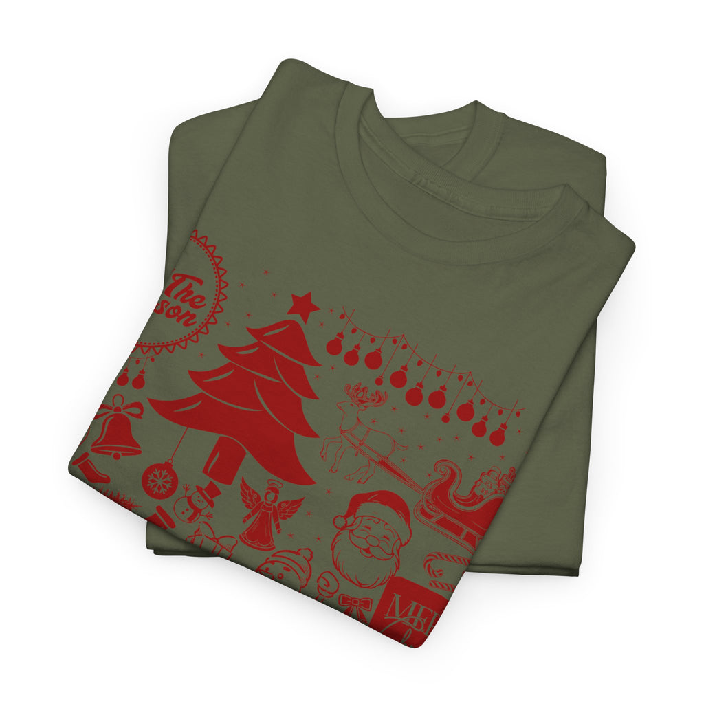 Christmas Festive Unisex Cotton T-shirt