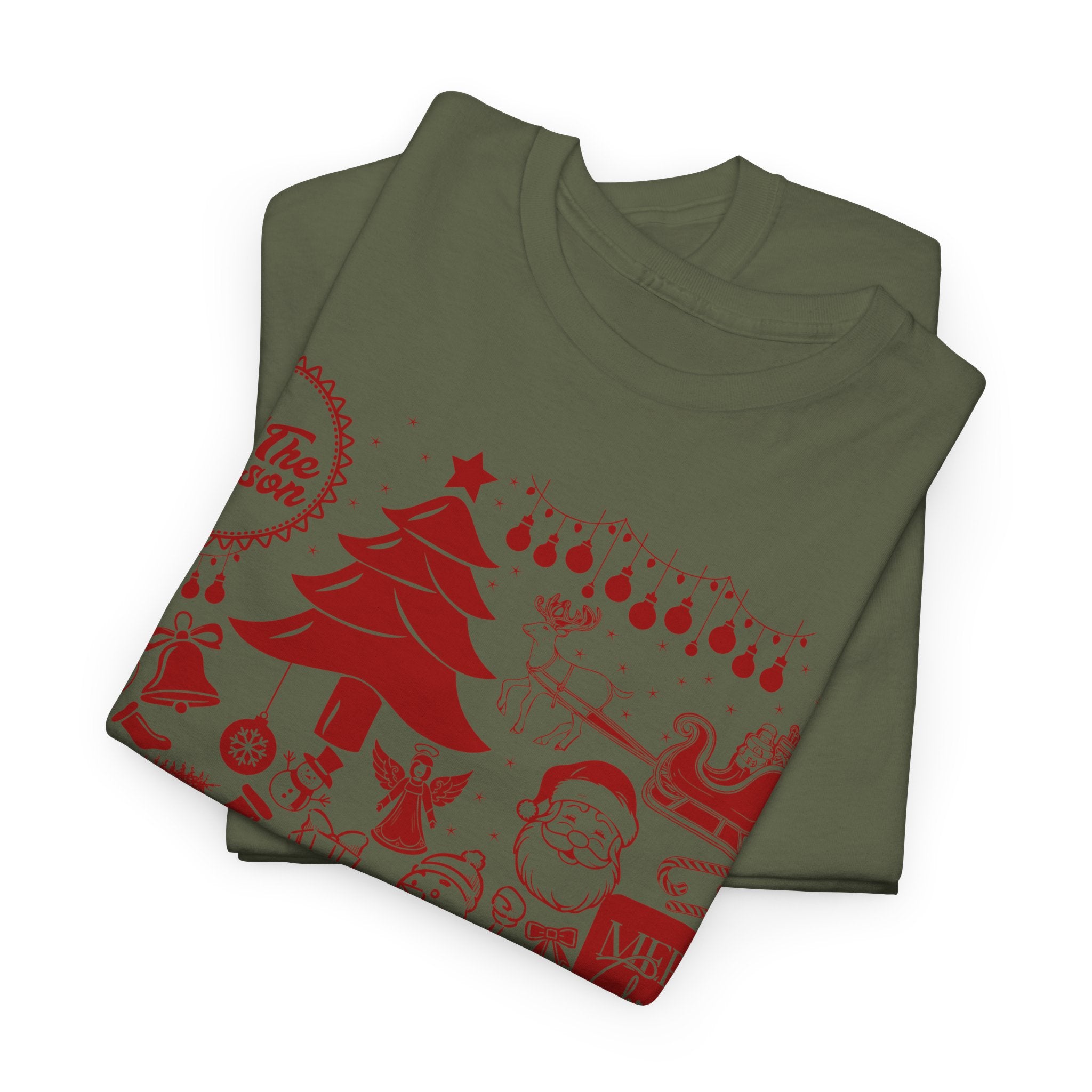 Christmas Festive Unisex Cotton T-shirt