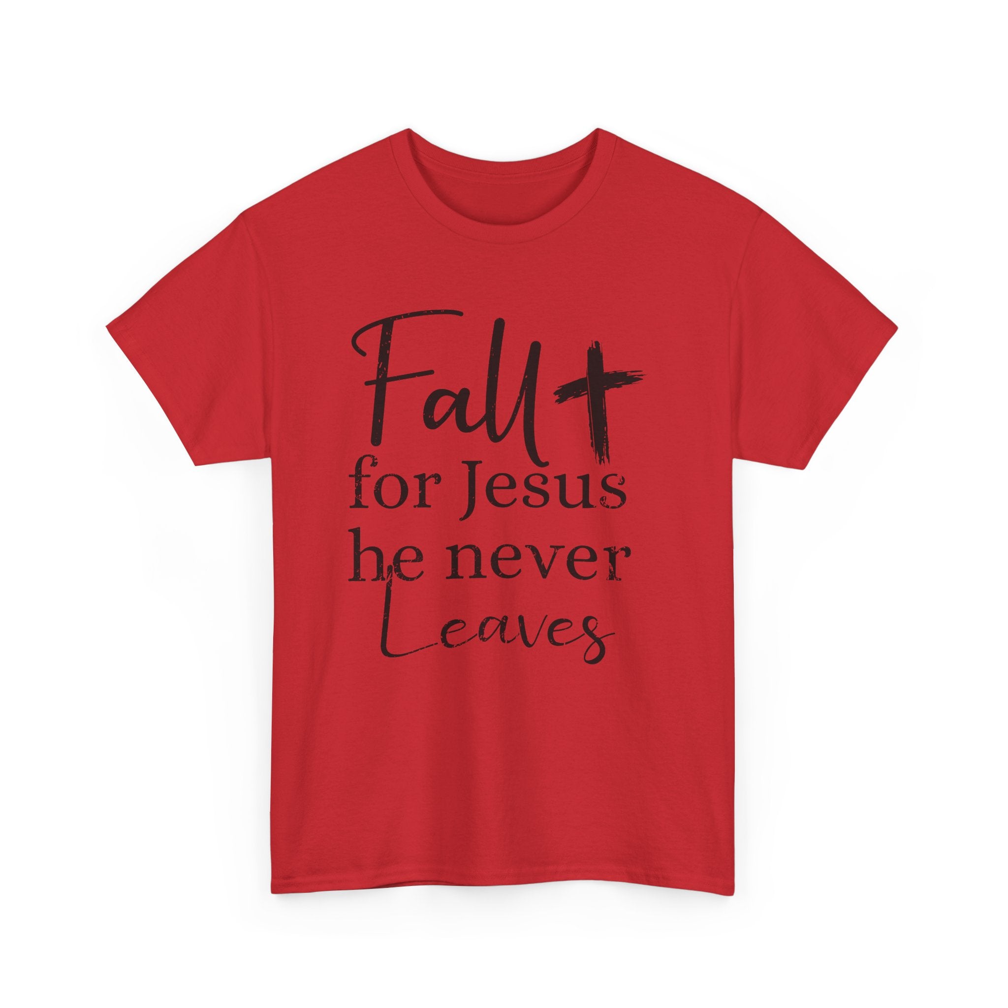 Fall for Jesus Pumpkin Church Unisex Cotton T-Shirt