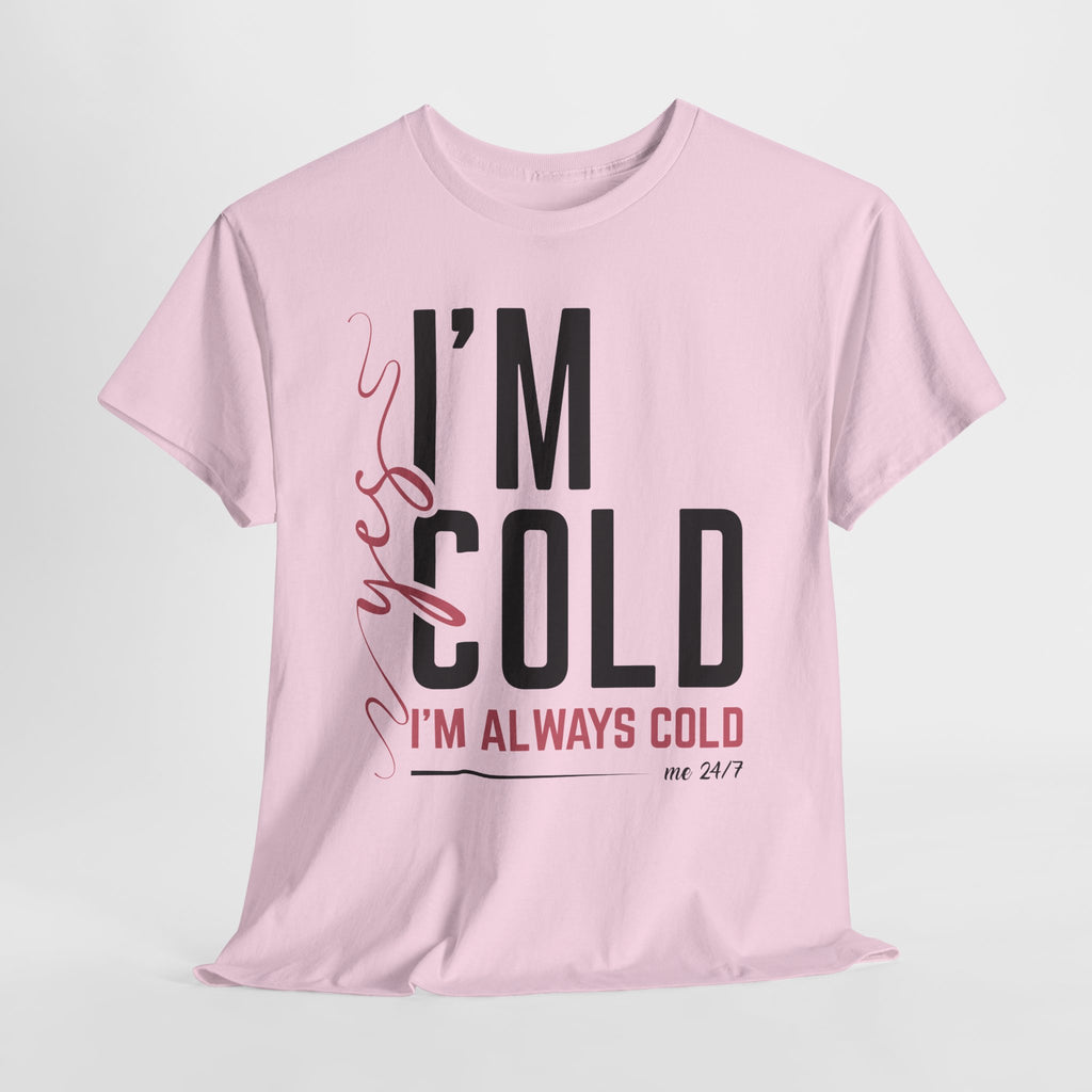 Pink Script Minimalist Unisex Cotton Tee