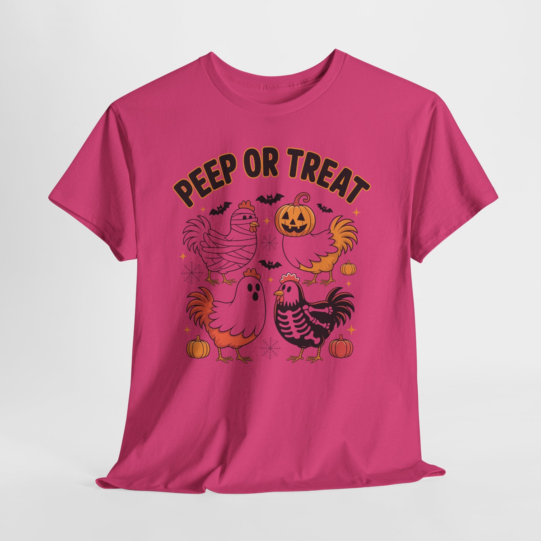 Peep or Treat Halloween Unisex Cotton Tee