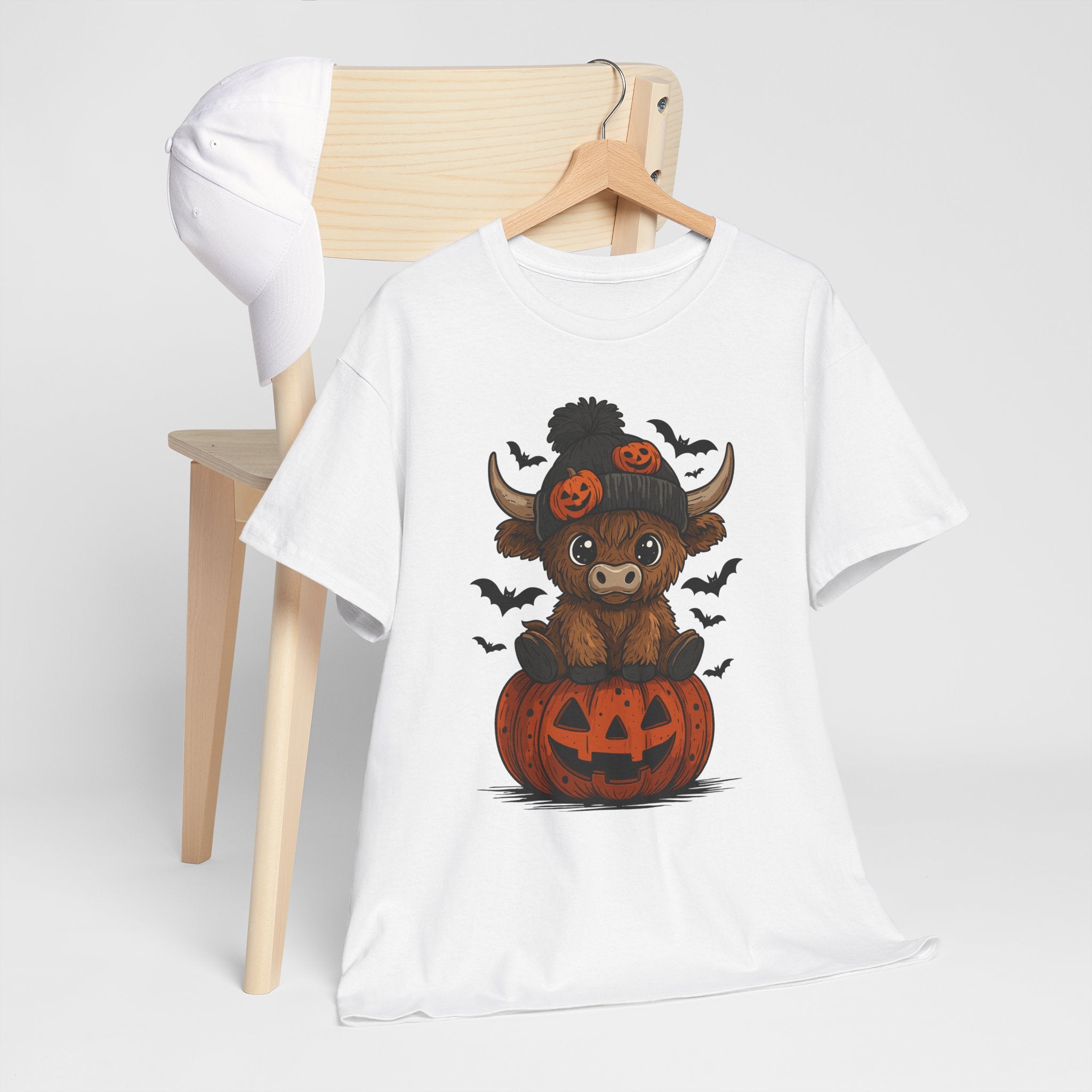 Halloween Cow Unisex Cotton Tshirt