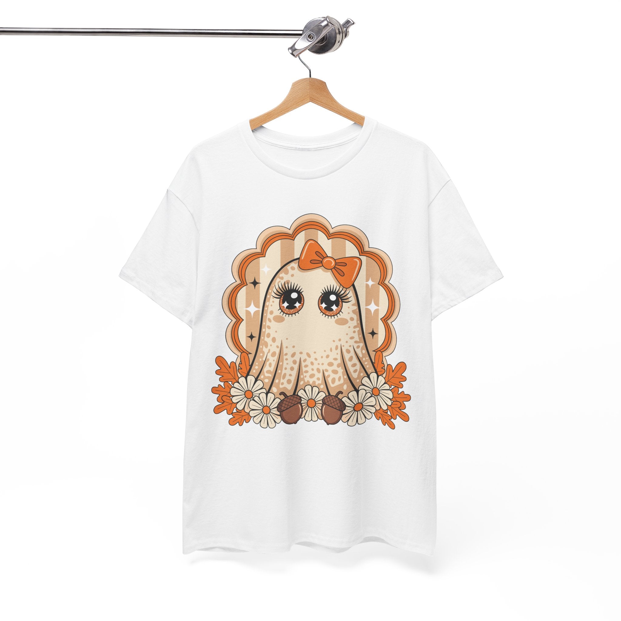 Ghost and Daisies Unisex Cotten Tee