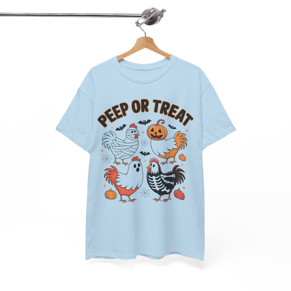 Peep or Treat Halloween Unisex Cotton Tee