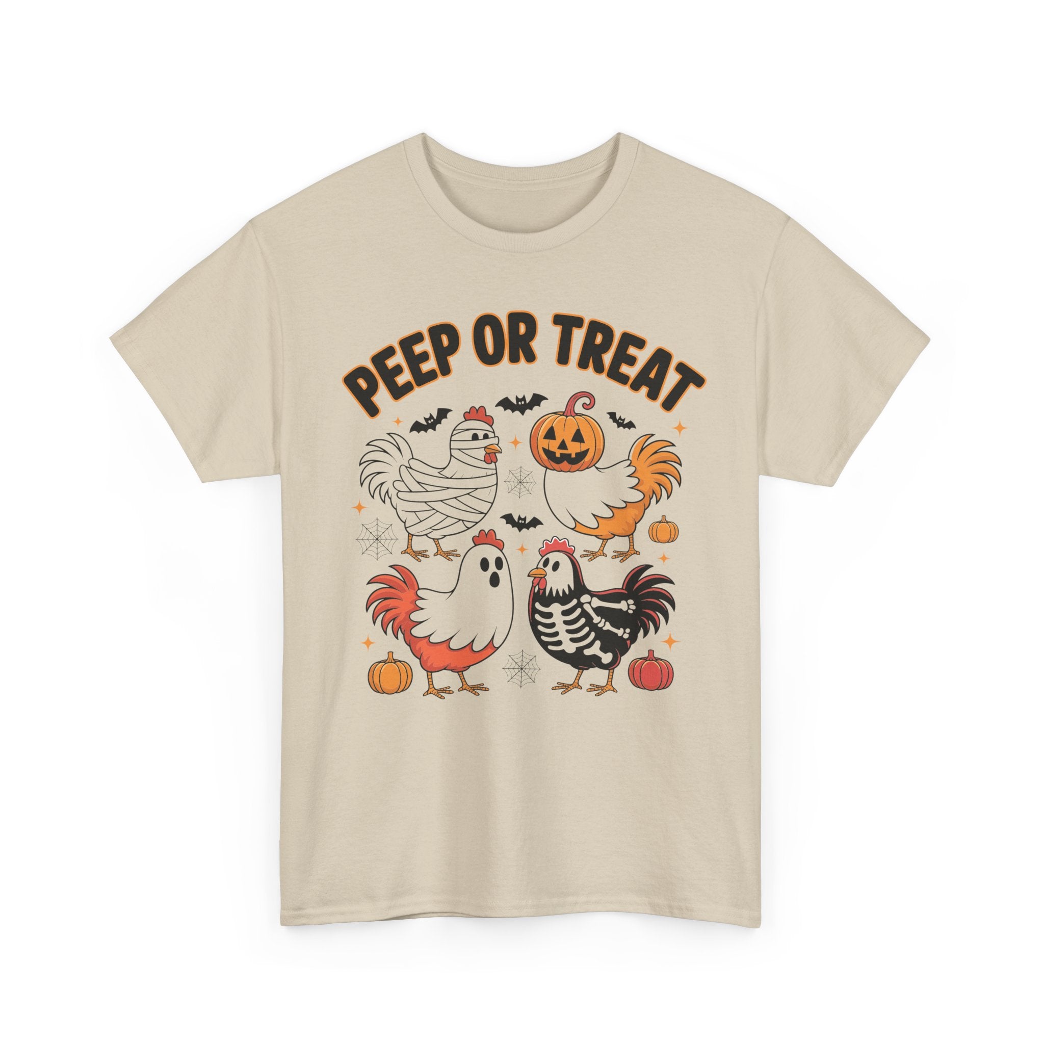 Peep or Treat Halloween Unisex Cotton Tee