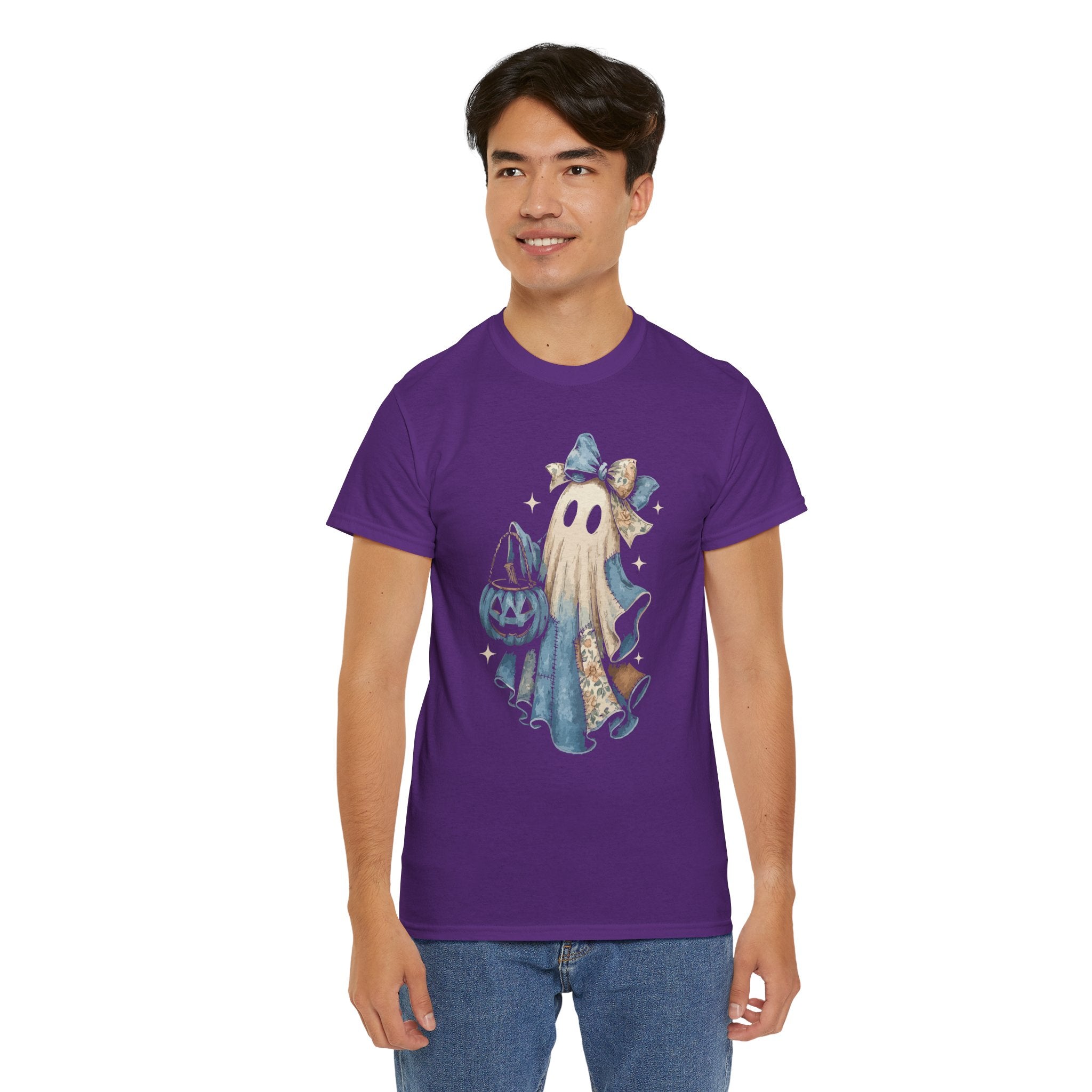 Ghost Halloween Unisex Cotton Tee