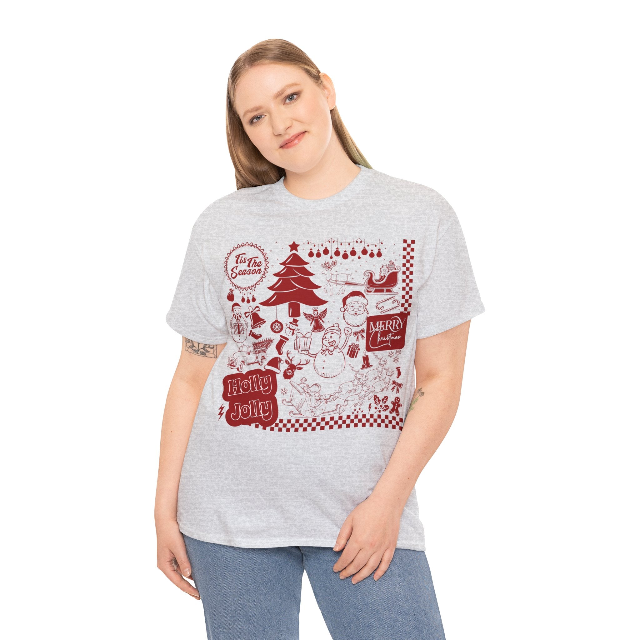 Christmas Festive Unisex Cotton T-shirt
