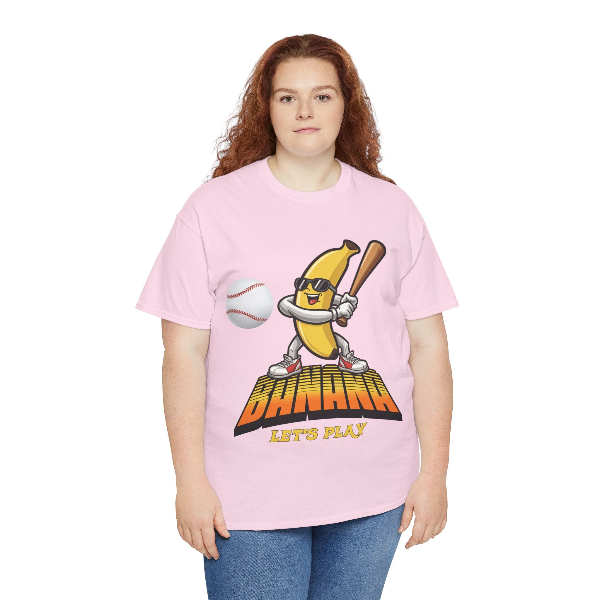 Banana Playing Baseball Tee