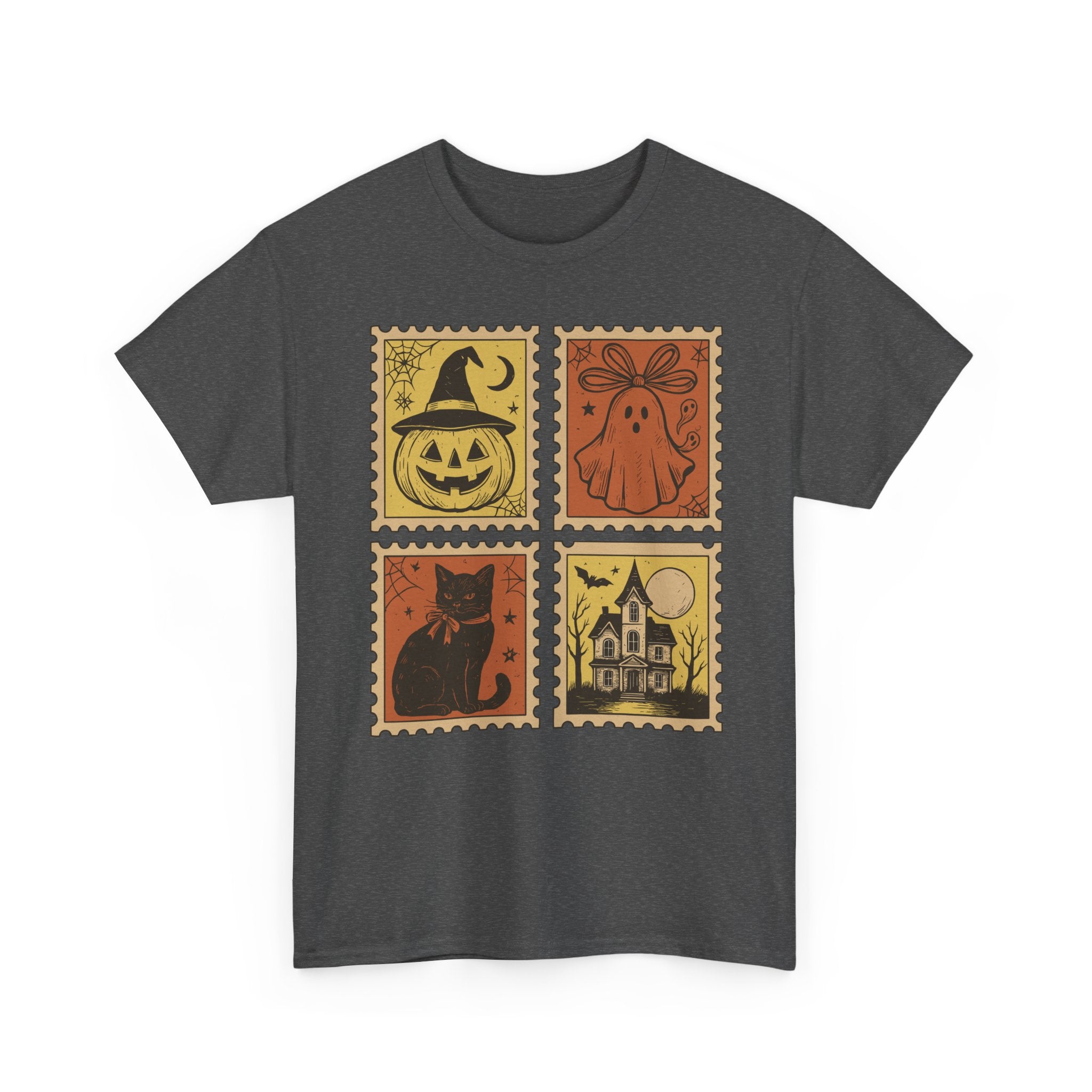 Halloween Stamp Collection Unisex Cotton Tee