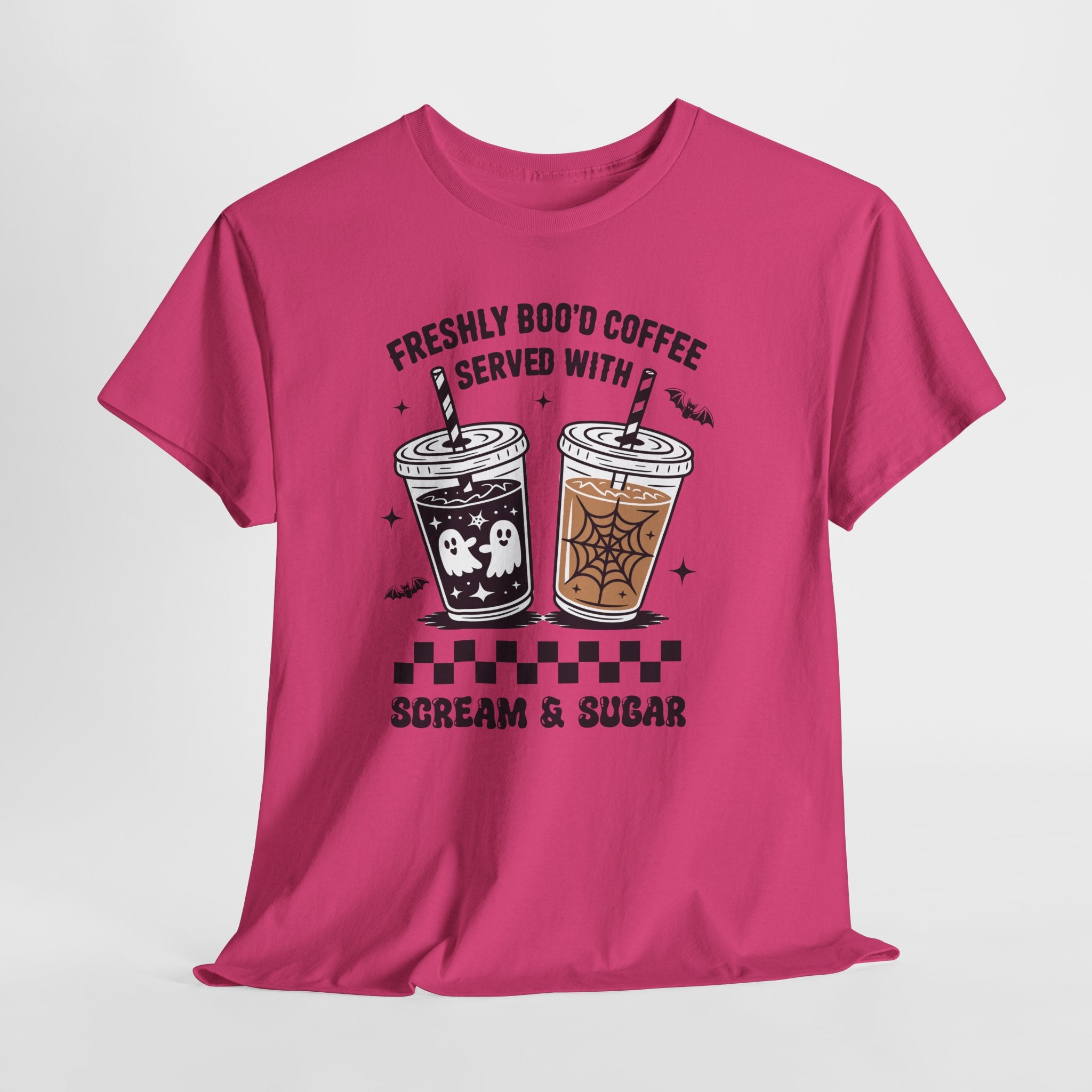 Halloween Iced Coffee Unisex Cotton Tee