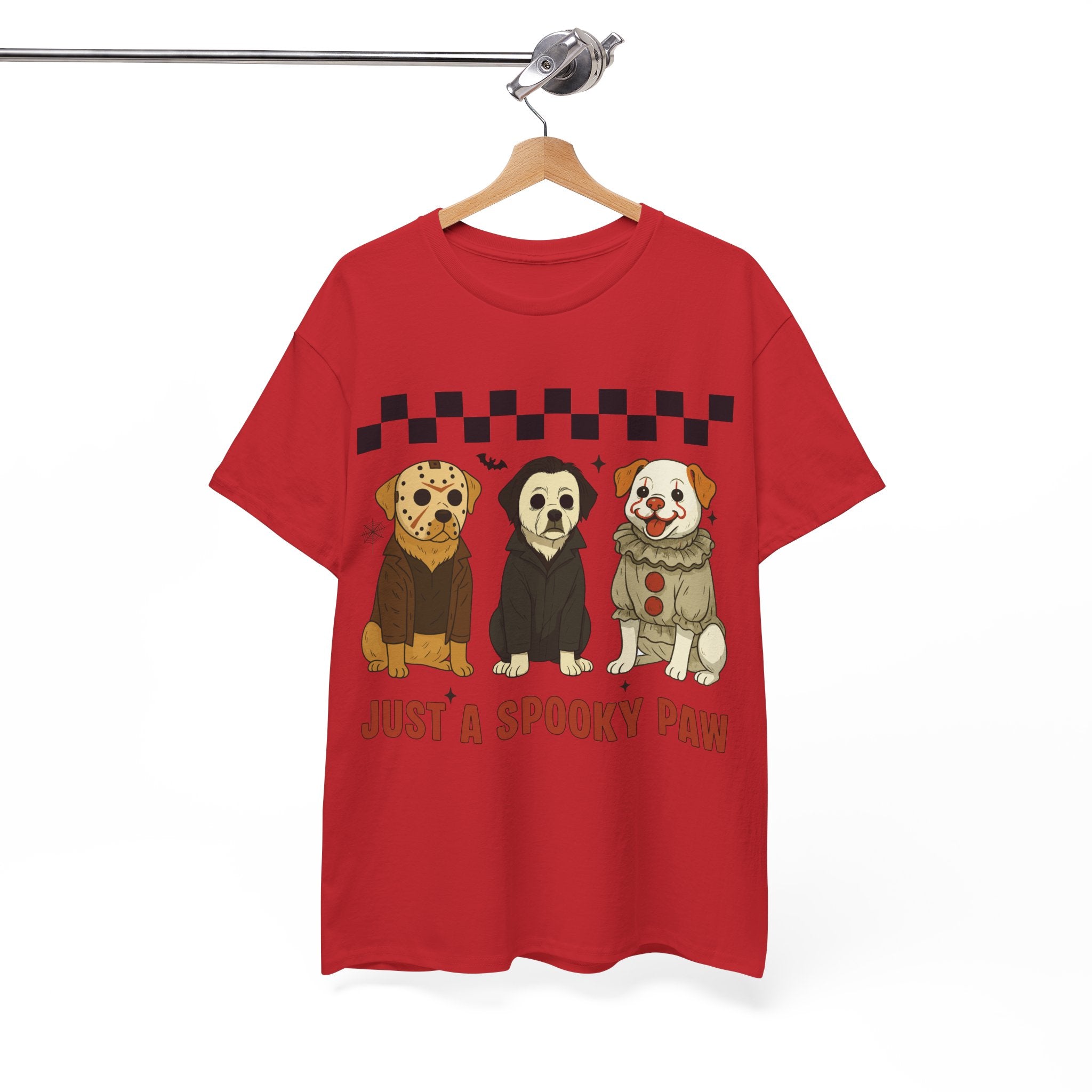 Halloween "Just A Spooky Paw" Unisex Cotton Tee