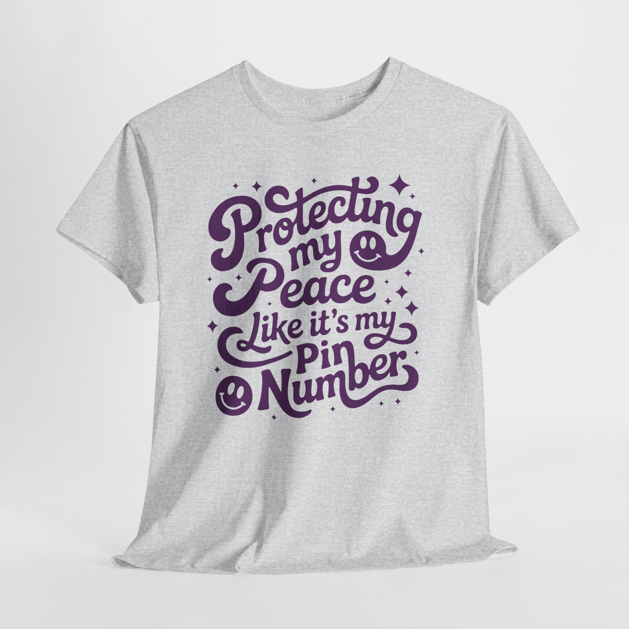 Protecting My Peace Like It’s My PIN Number Tee — Retro Motivational Graphic Unisex Cotton T-Shirt