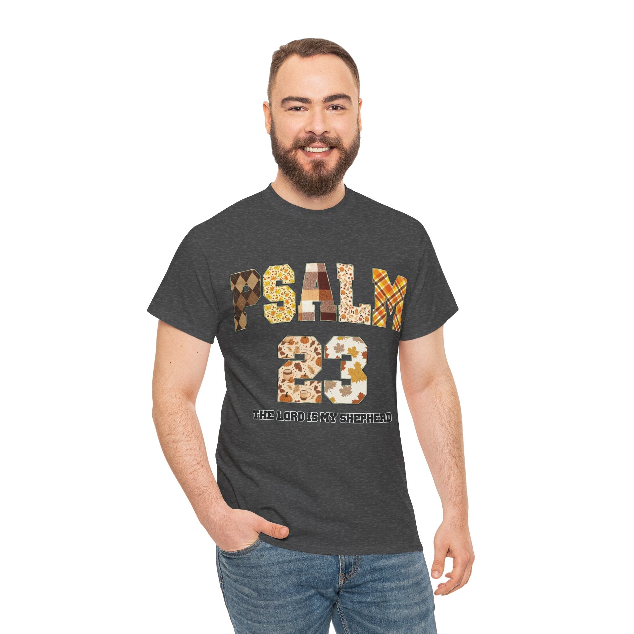 Psalm 23 Patchwork Unisex Cotton Tee