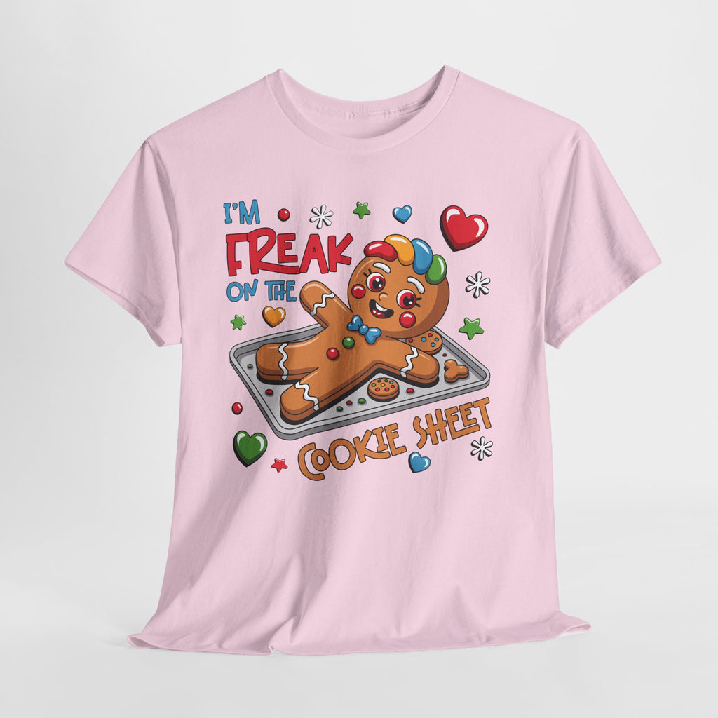Gingerbread ‘I’m Freak on the Cookie Sheet’ Unisex Cotton Tee