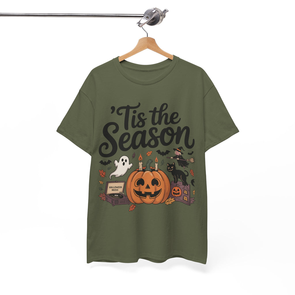 Holiday Season Unisex Cotton T-Shirt - Tis the Season Design
