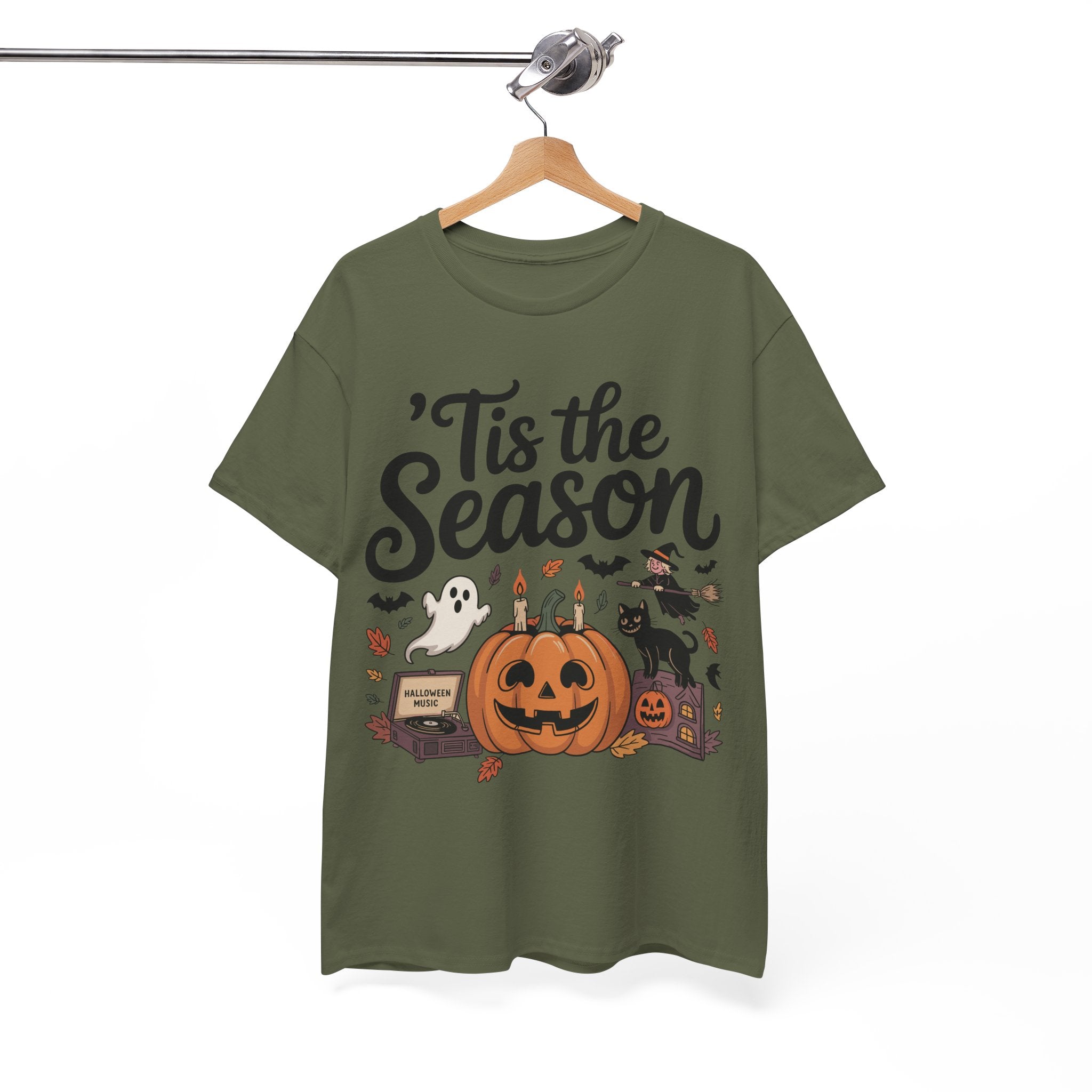 Holiday Season Unisex Cotton T-Shirt - Tis the Season Design