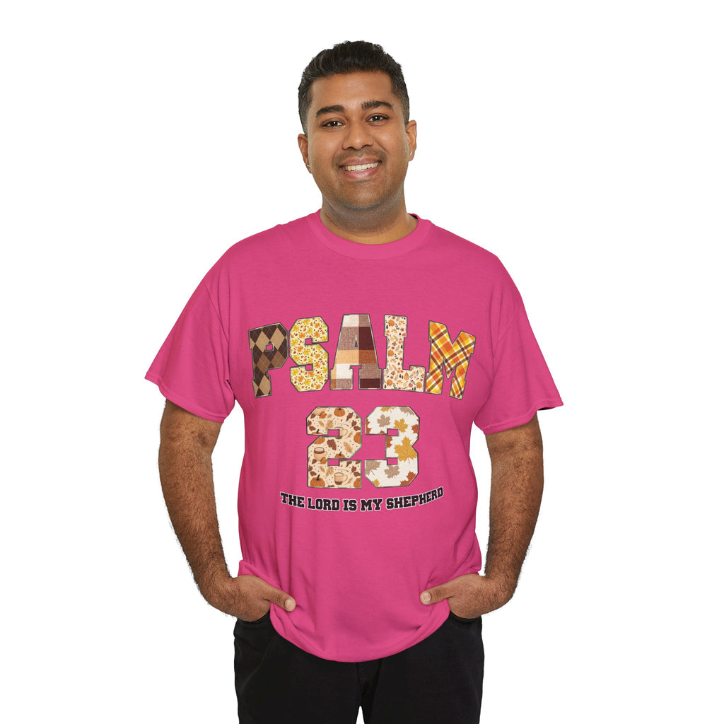 Psalm 23 Patchwork Unisex Cotton Tee
