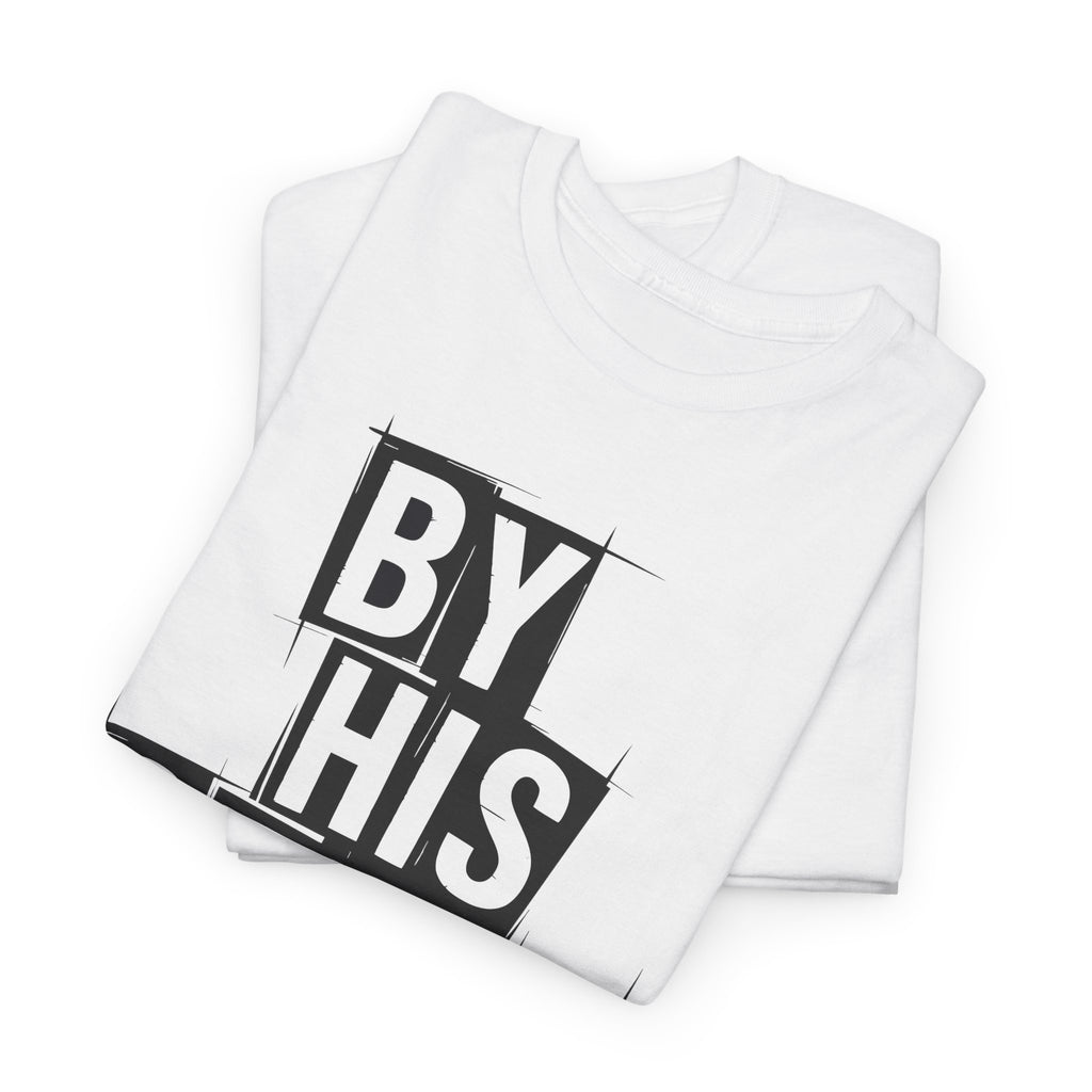 By His Grace tee — Minimalist Faith Christian Unisex Cotton T-Shirt