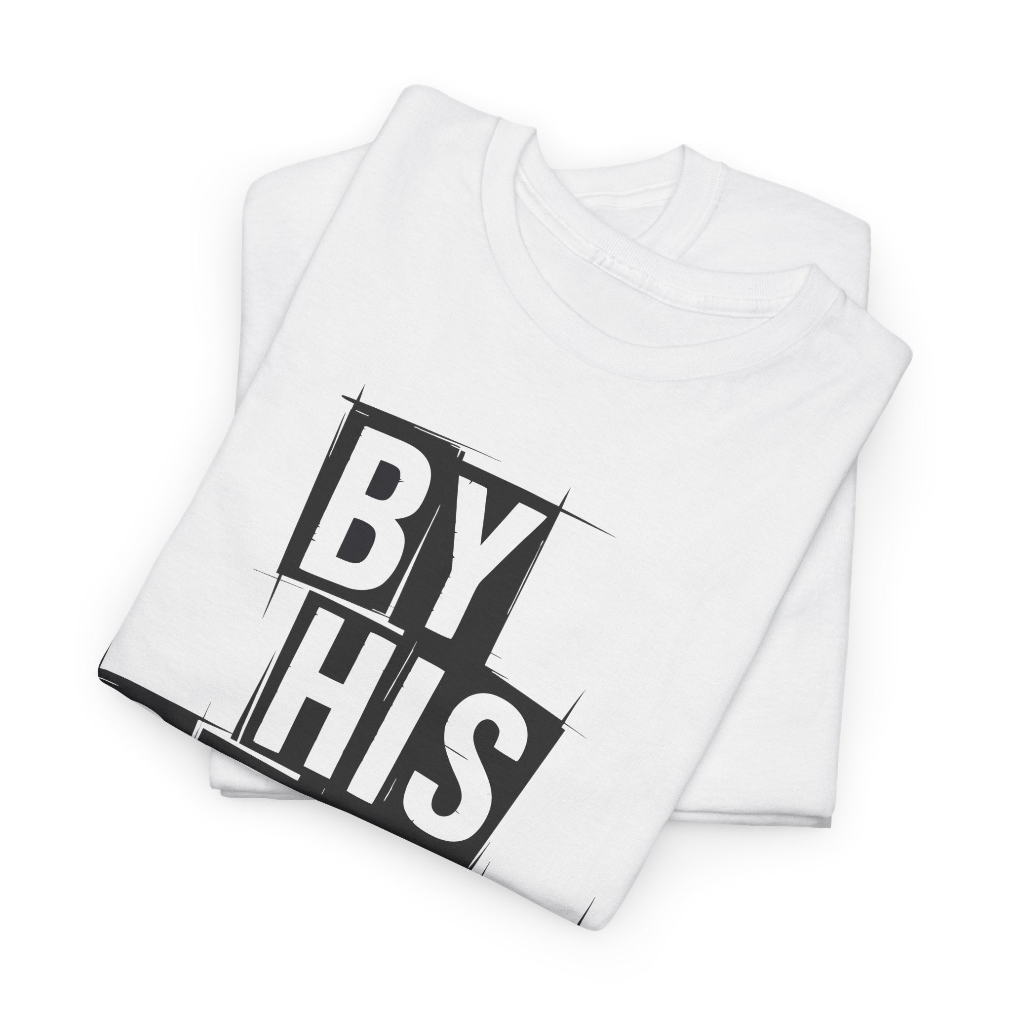 By His Grace tee — Minimalist Faith Christian Unisex Cotton T-Shirt