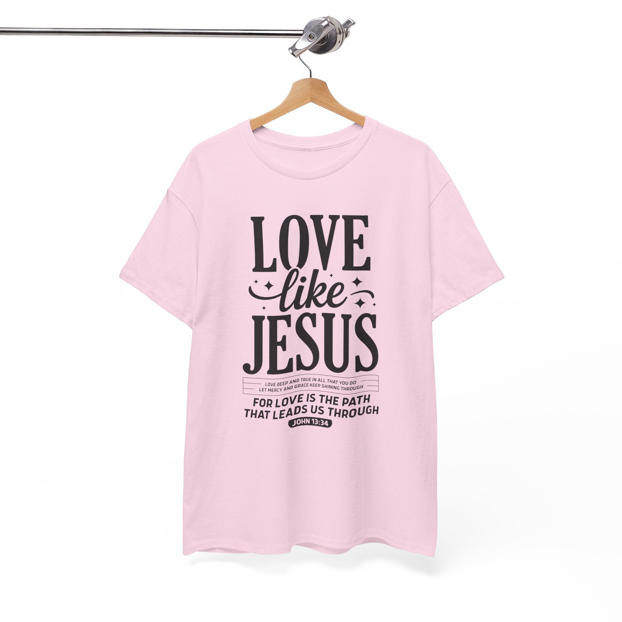 Love Like Jesus Tee — John 13:34 Faith-Inspired Christian Unisex Cotton T-Shirt
