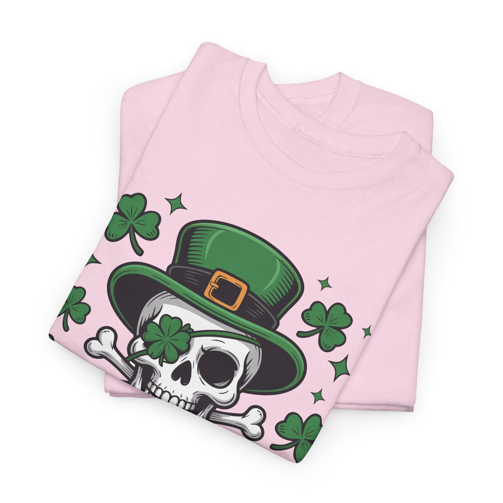 Let the Shenanigans Begin — Leprechaun Skull Unisex Cotton T-Shirt